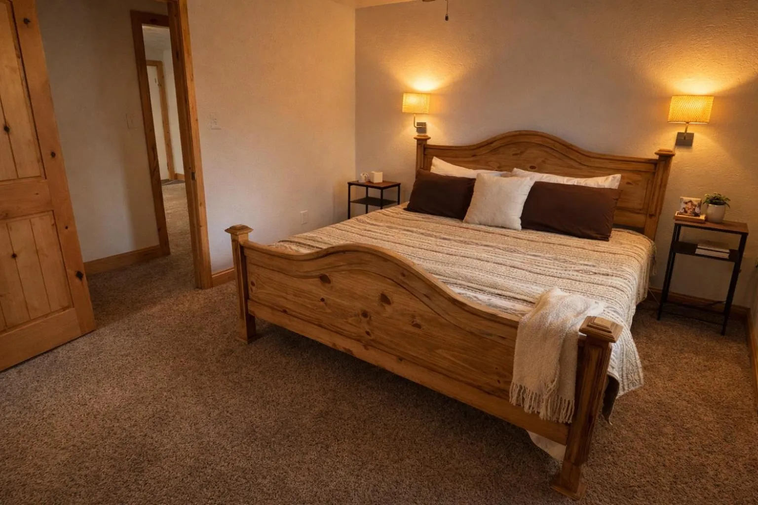 Bed in The Amoretti Hotel