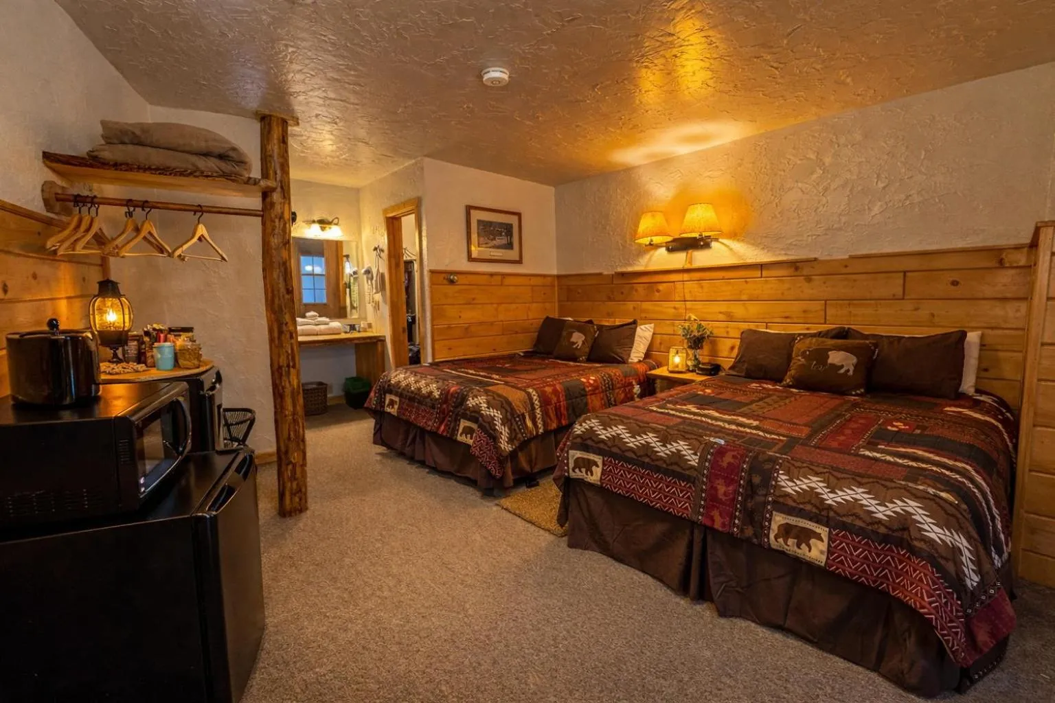 Bed in The Amoretti Hotel