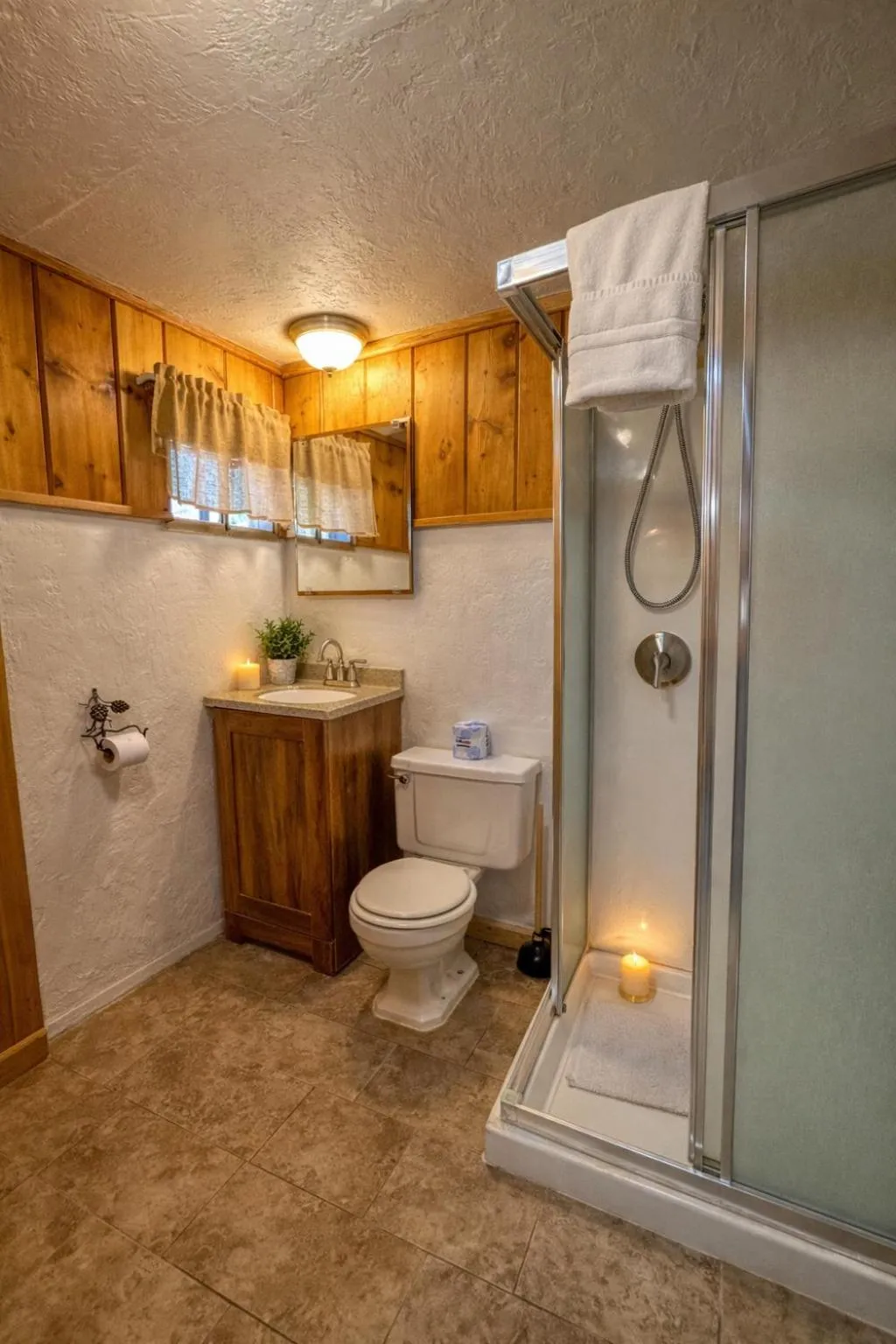 Shower in The Amoretti Hotel