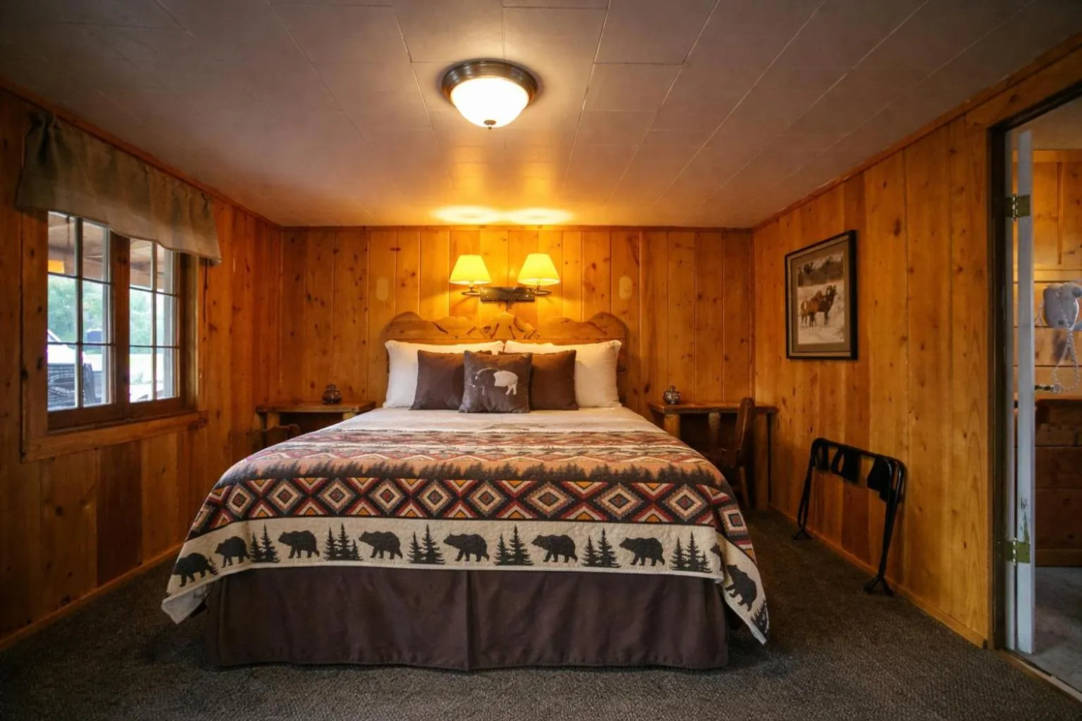 Bed in The Amoretti Hotel