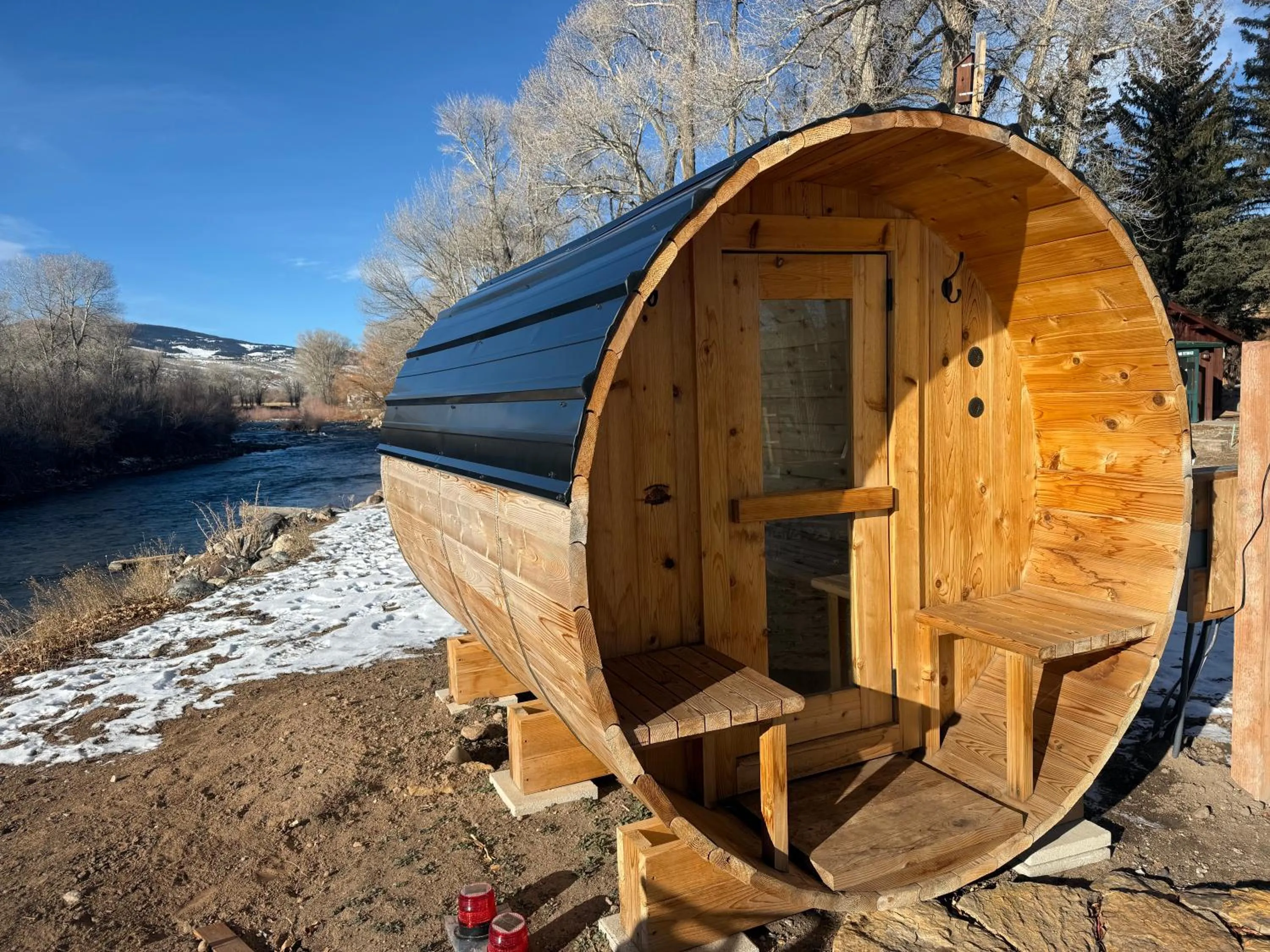 Sauna in Chinook Winds Lodge