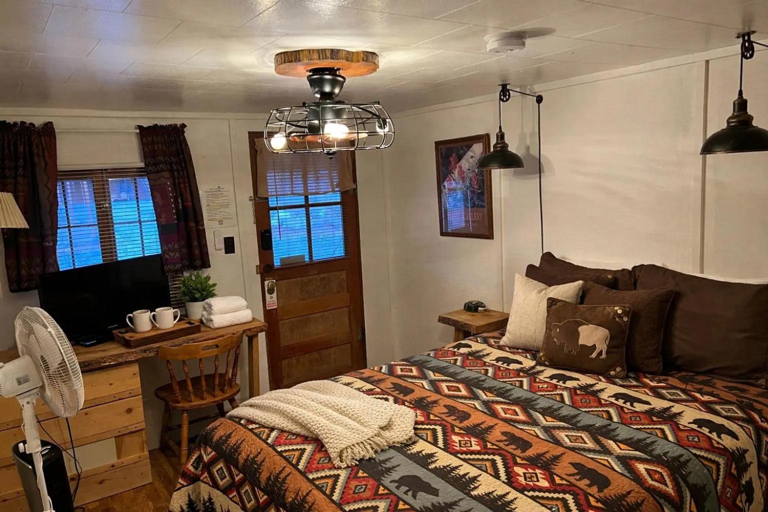 Bed in The Amoretti Hotel