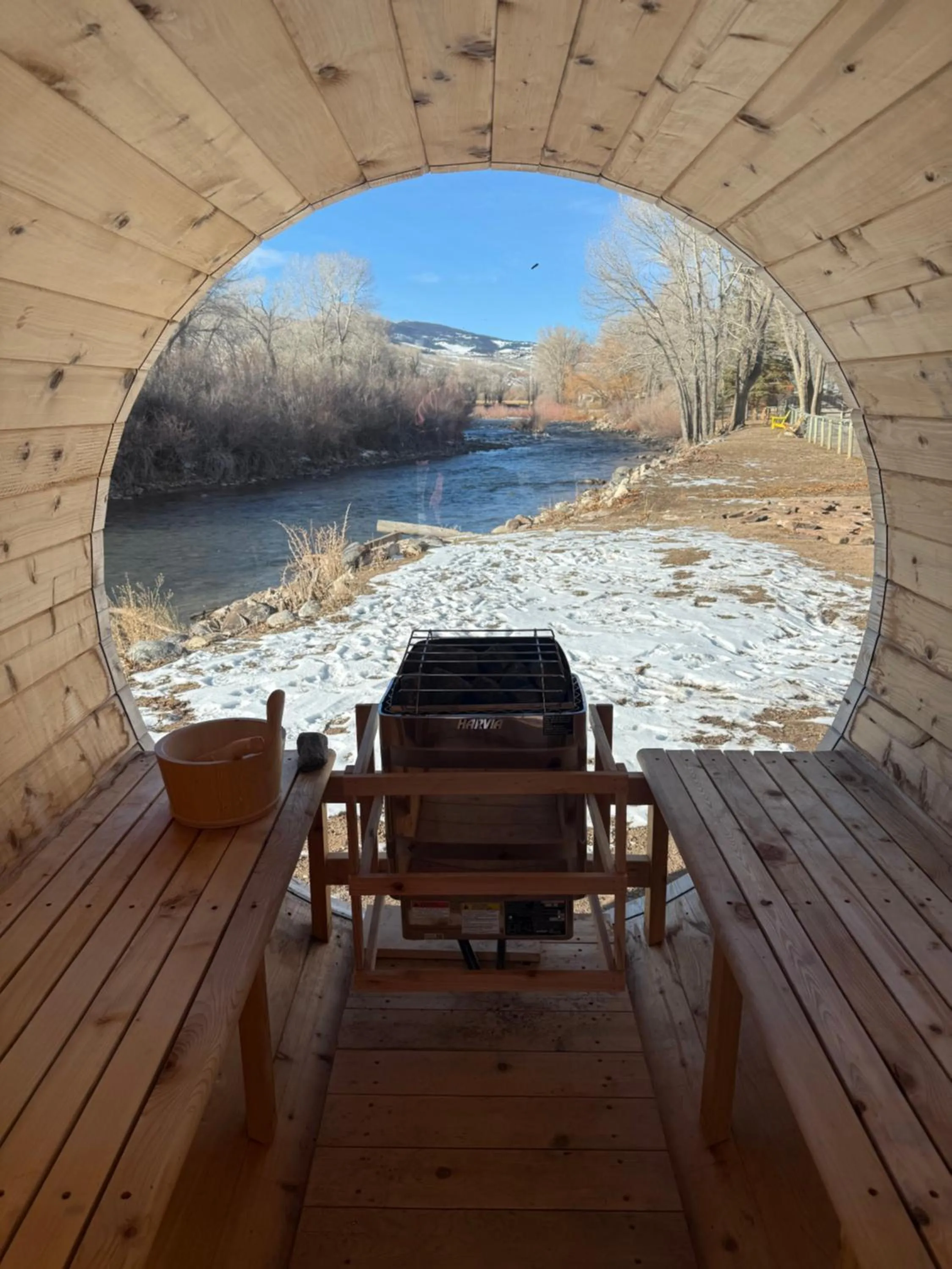 Sauna in Chinook Winds Lodge