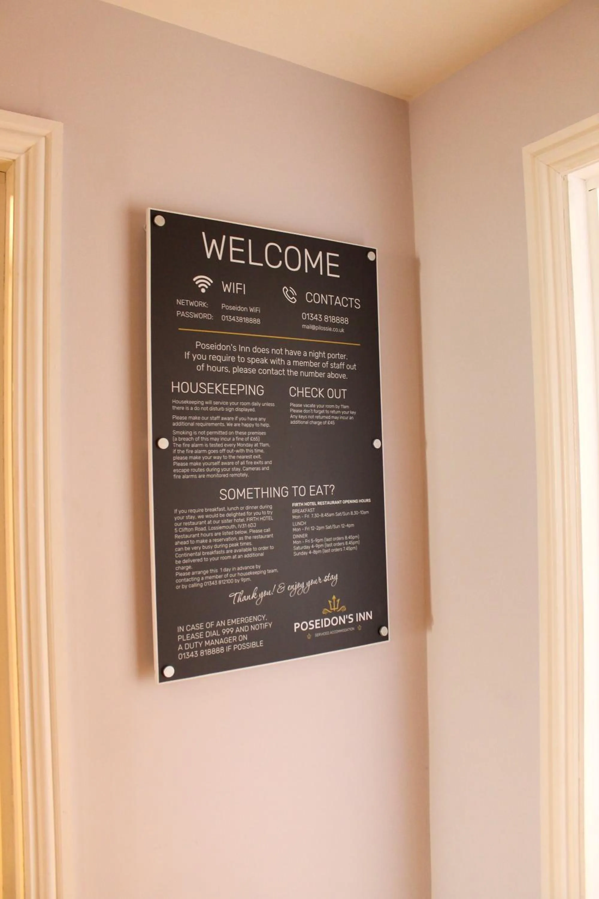 Property building in Poseidon Inn