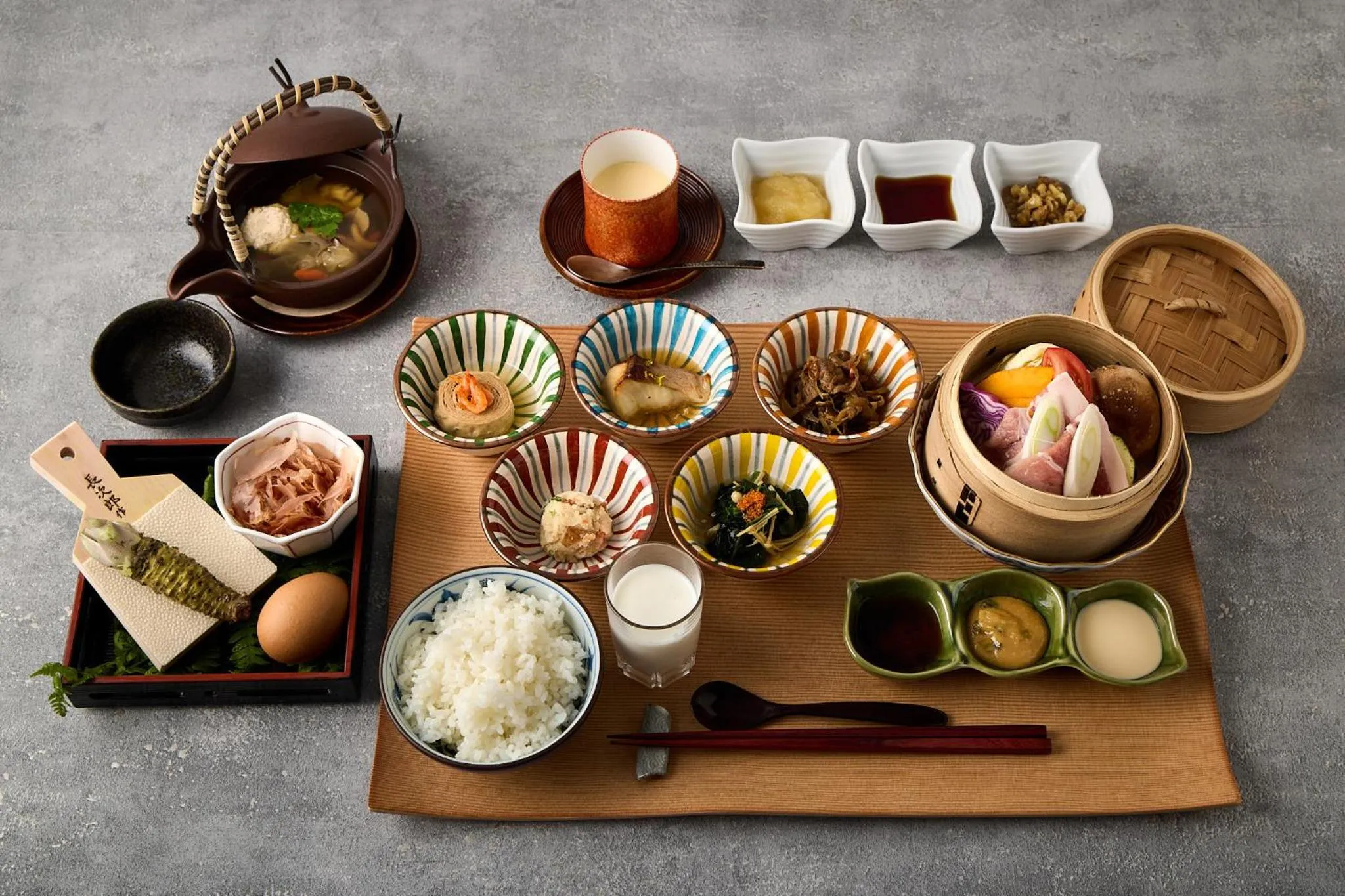 Breakfast in Bessho Onsen Midoriya
