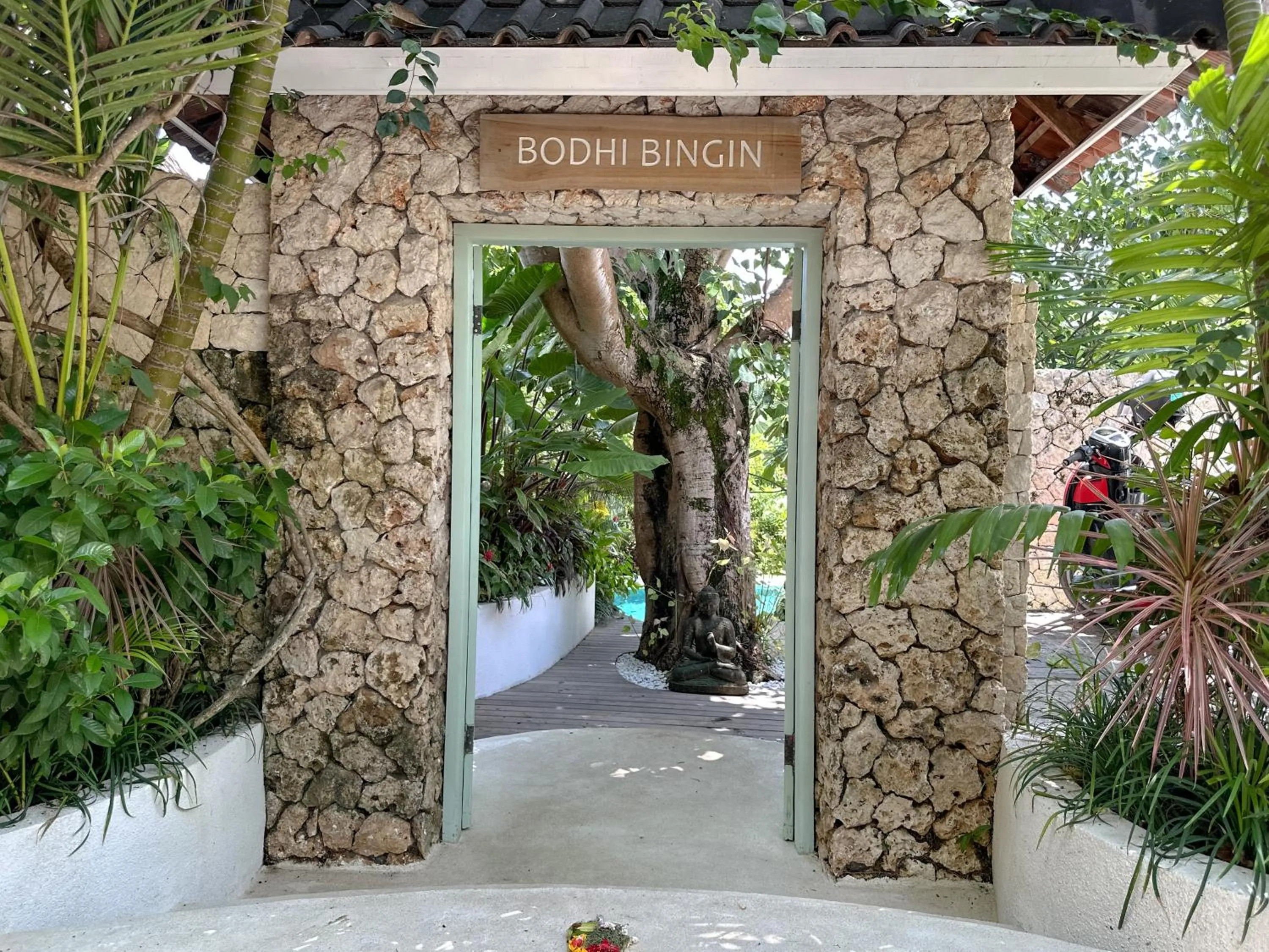 Facade/entrance in Bodhi Bingin