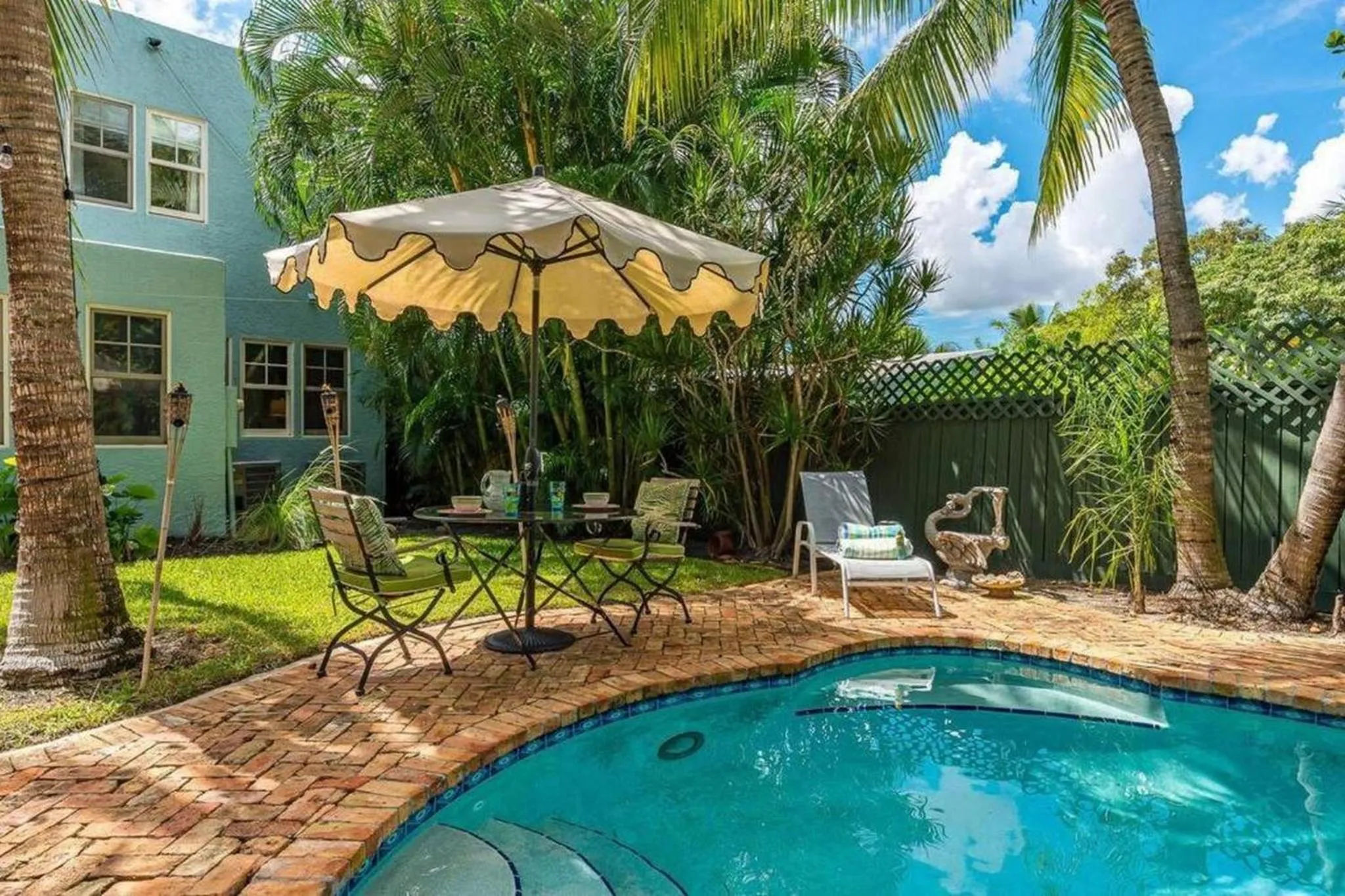 Pool view in Welcome to Casa Kanuga, The Secret Gem of WPB!