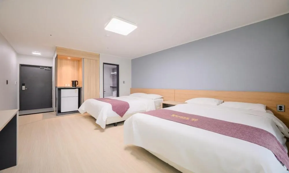 Bed in Seogwipo Worldcup Resort