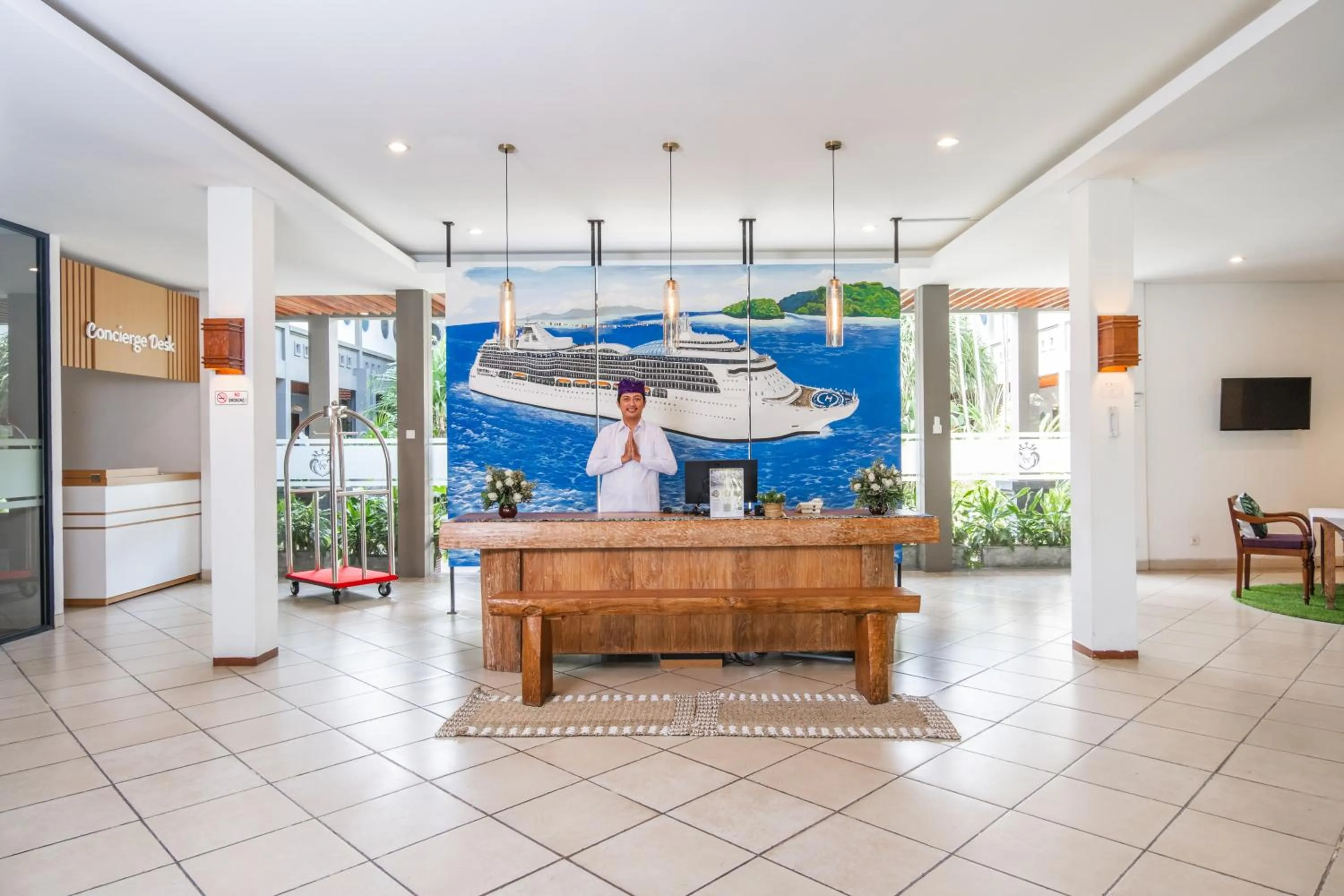 Lobby or reception in Graha Wiyata