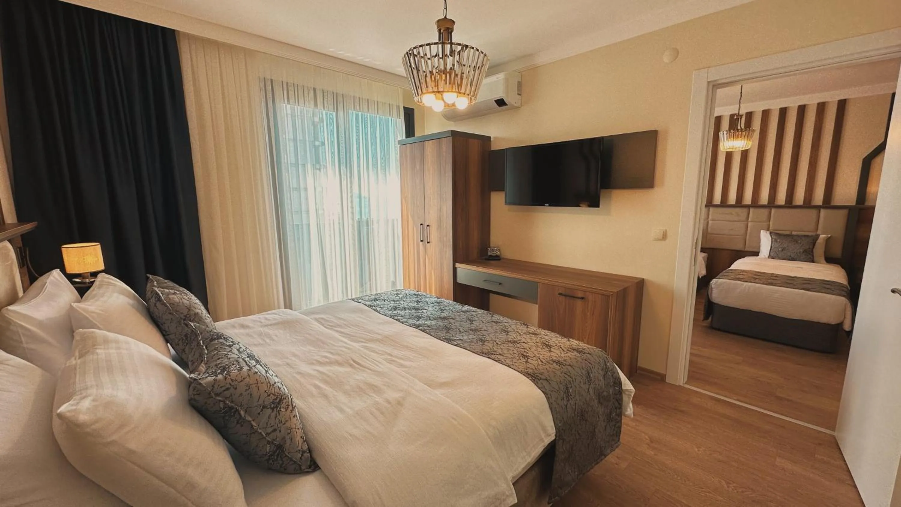 Bed in BİLİRİS HOTEL
