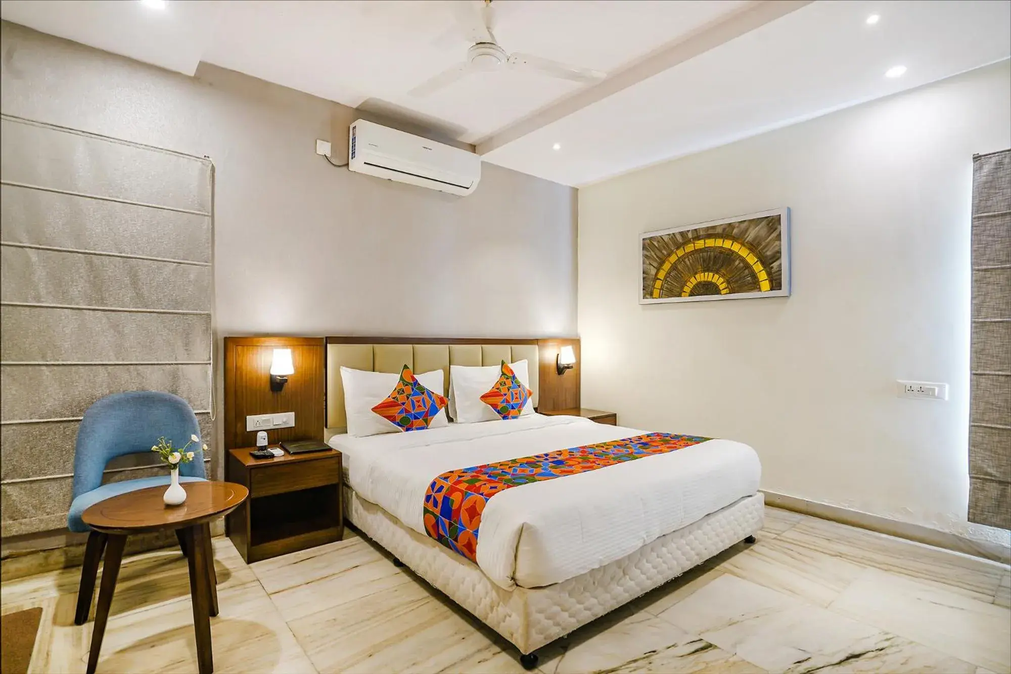 Bed in FabHotel Prime D Dev - Nr Vijayawada Club Bed in FabHotel Prime D Dev - Nr Vijayawada Club