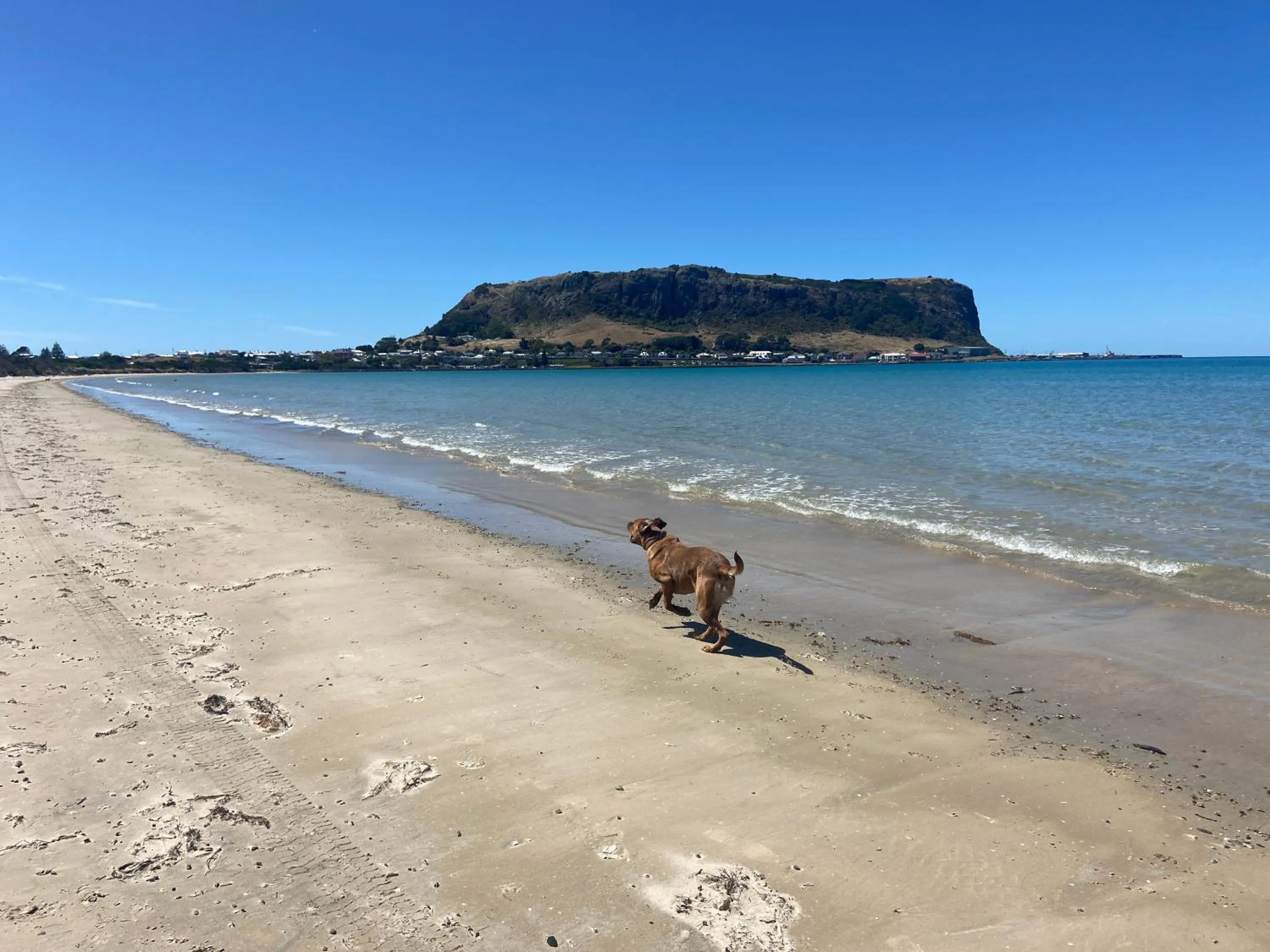Beach in Poet's Cottage Stanley