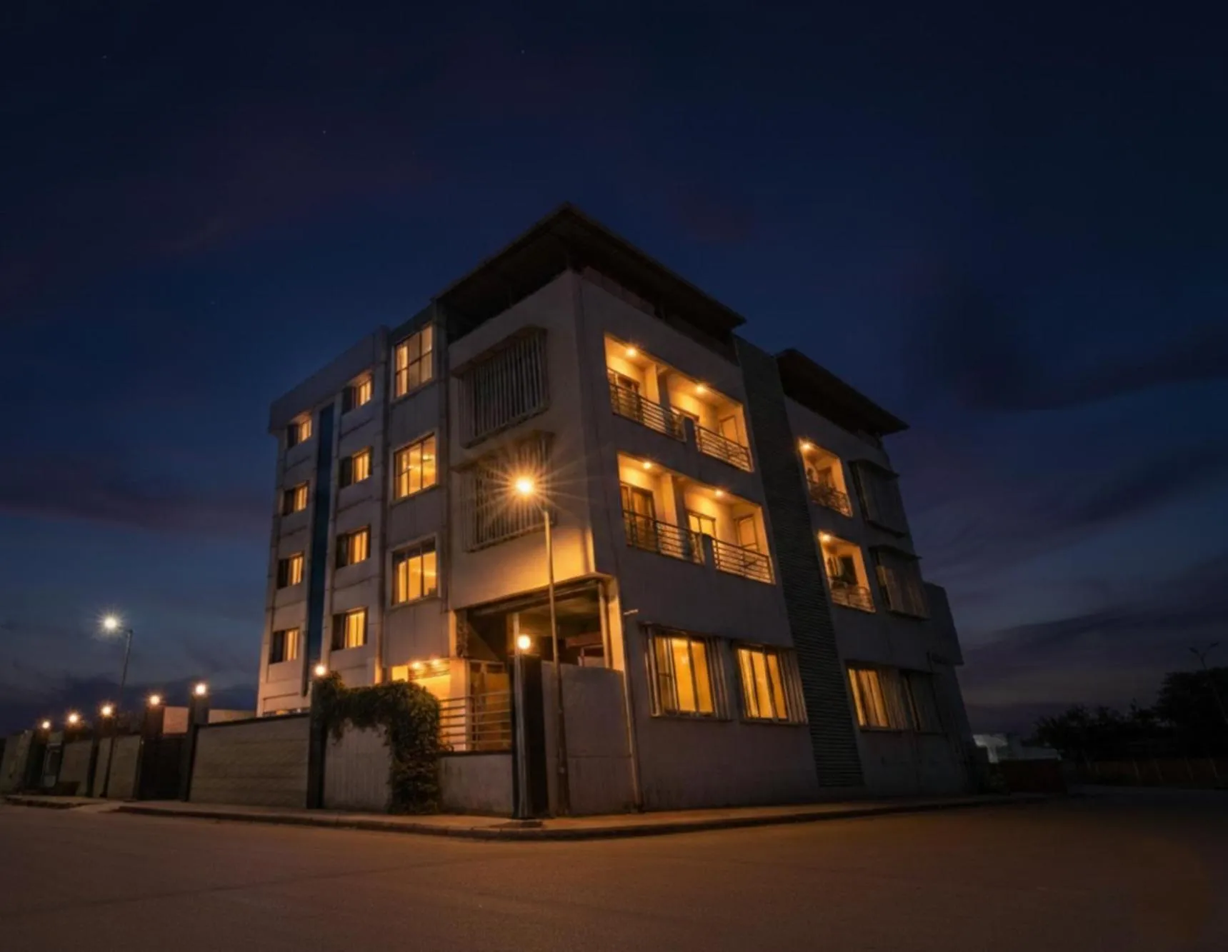 Property building in Hotel O Everest Lodging Vashi
