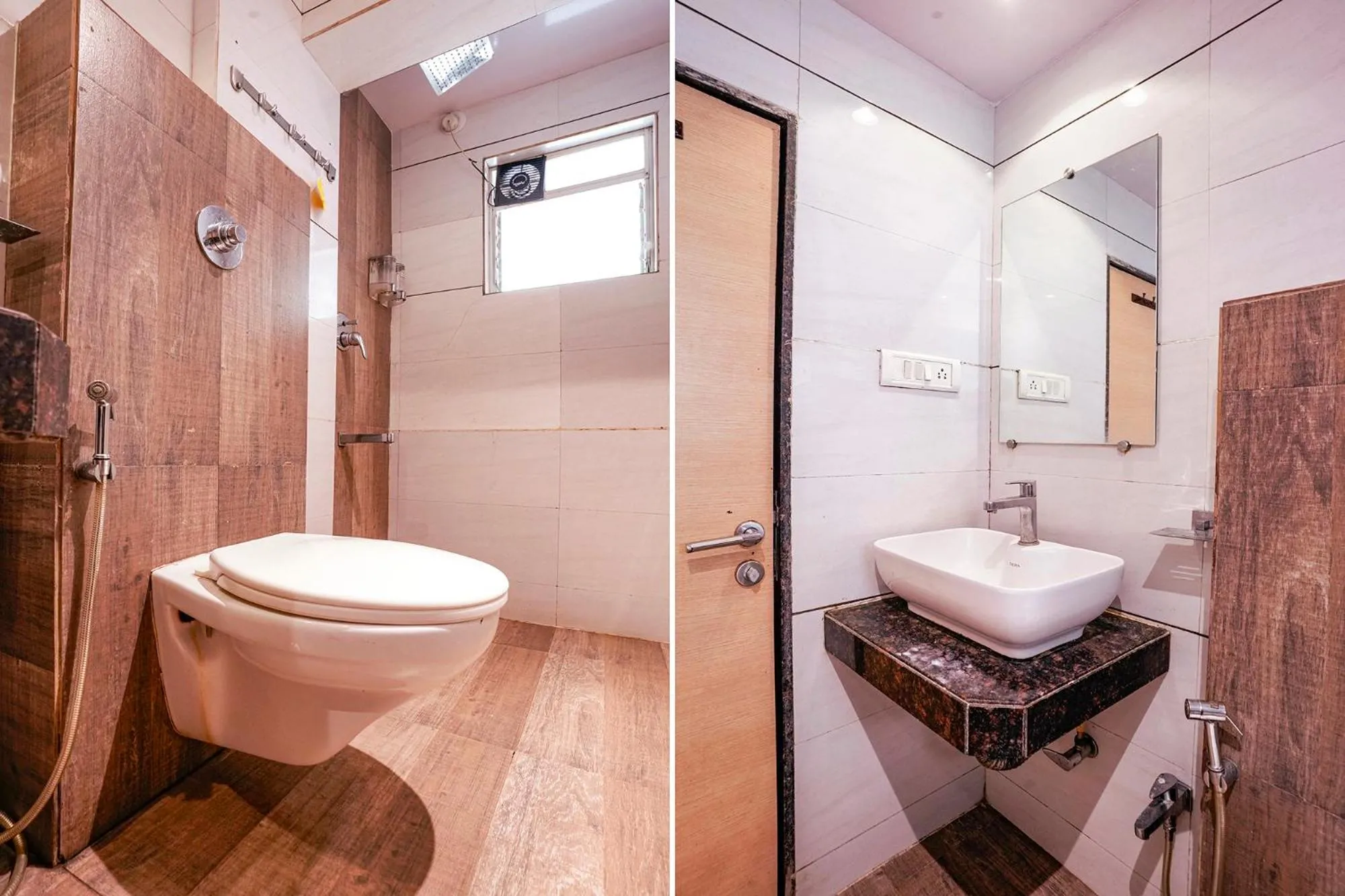 Bathroom in Hotel O Everest Lodging Vashi