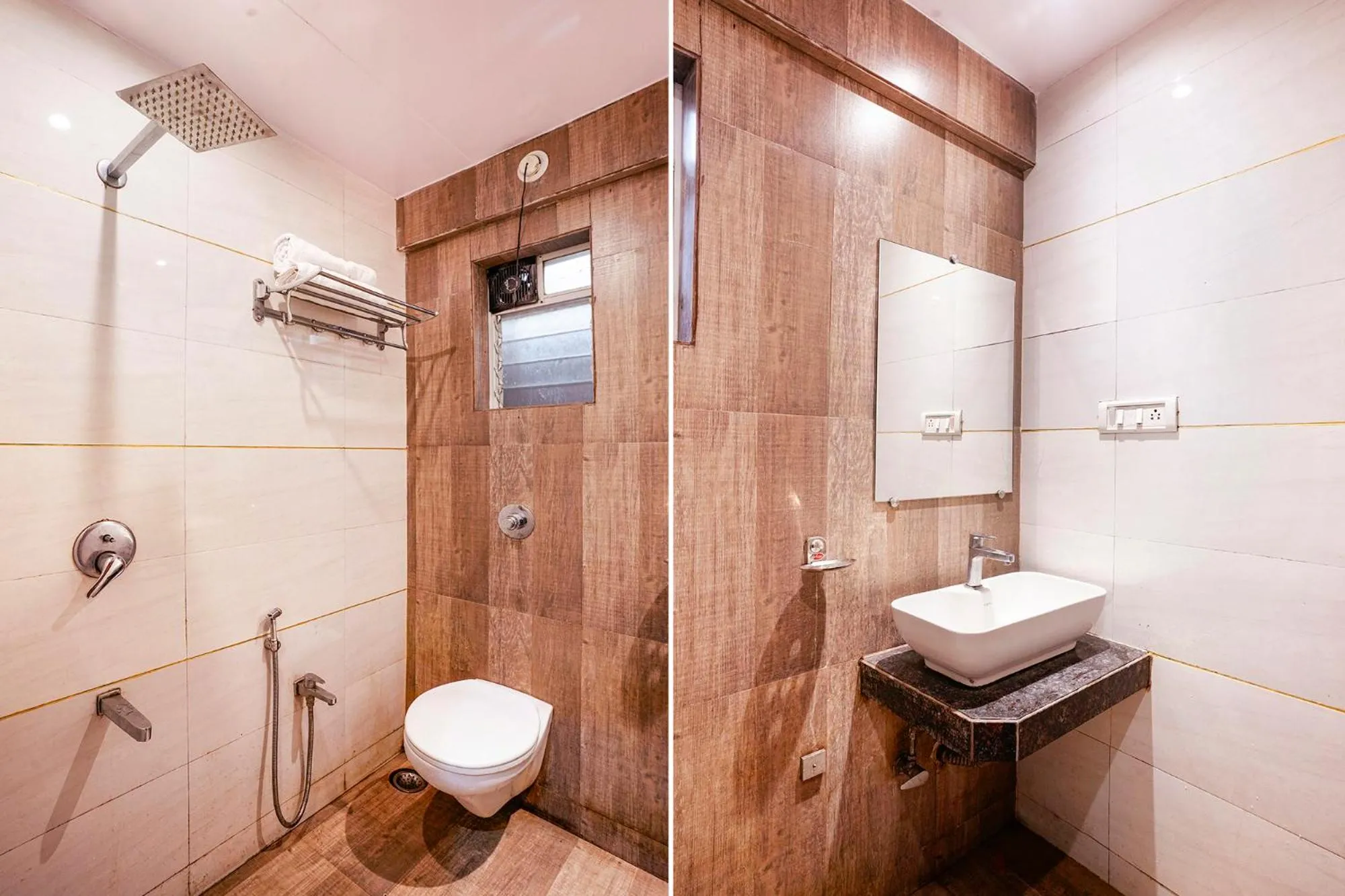 Bathroom in Hotel O Everest Lodging Vashi