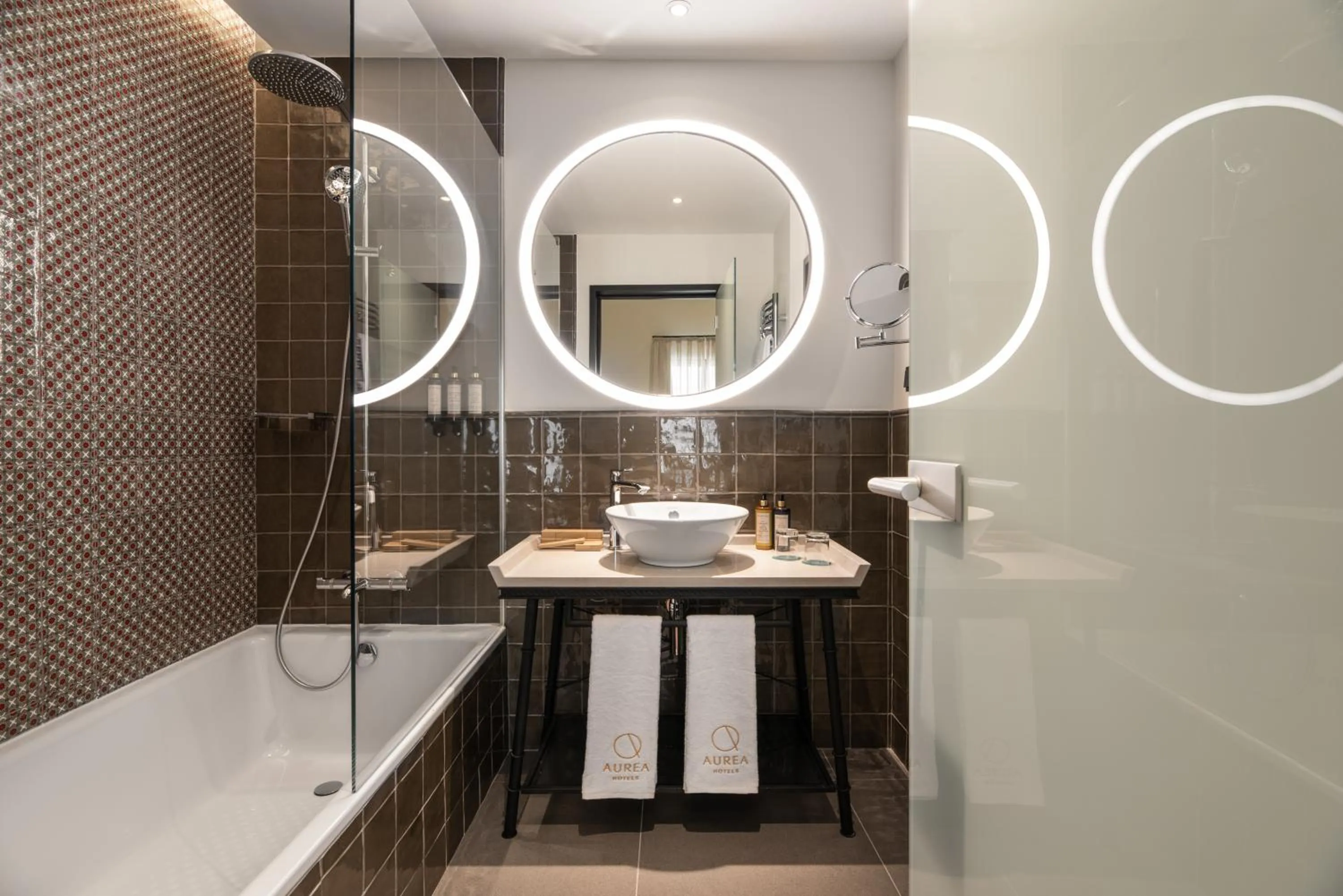 Bathroom in Áurea Toledo by Eurostars Hotel company