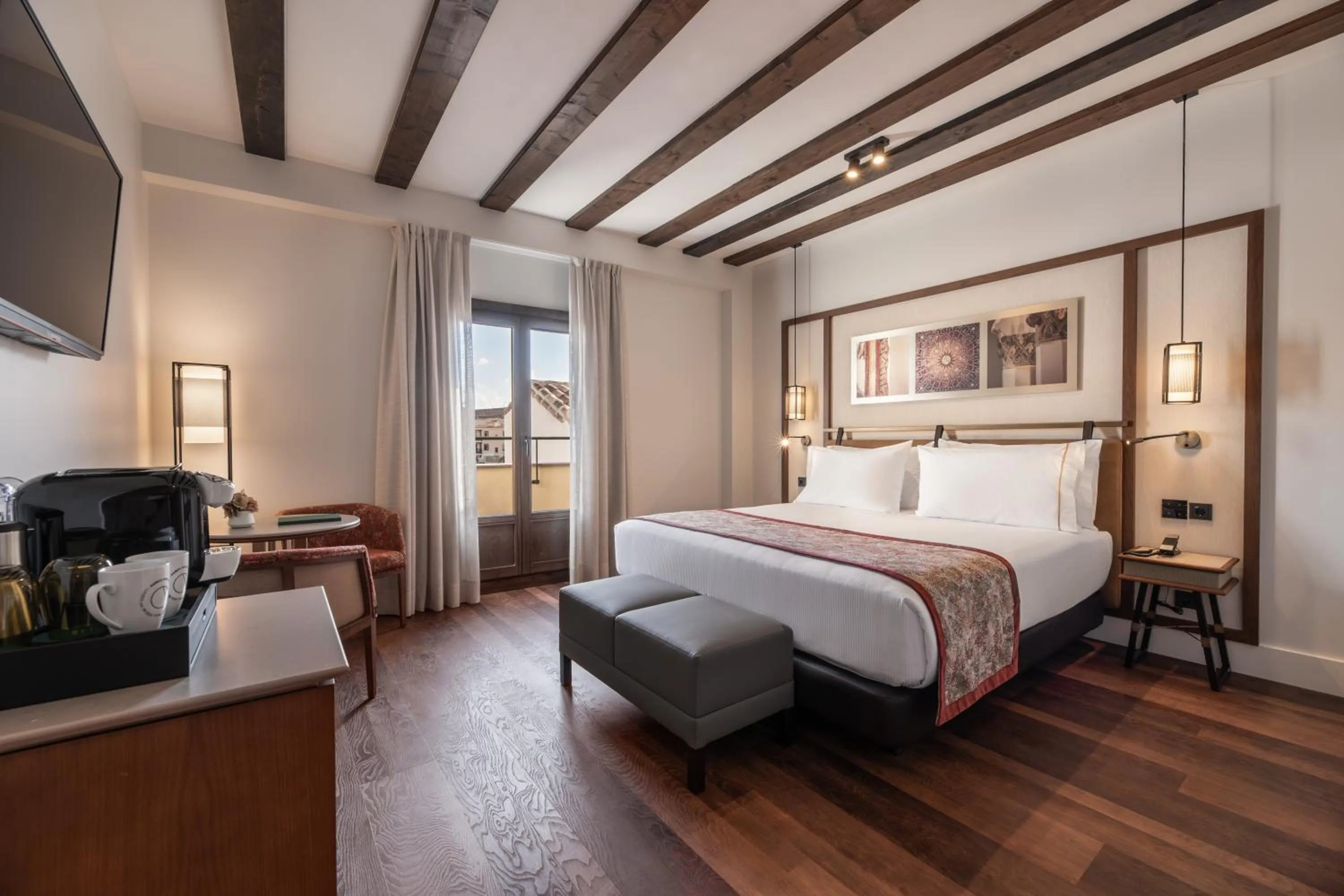 Bedroom, Bed in Áurea Toledo by Eurostars Hotel company