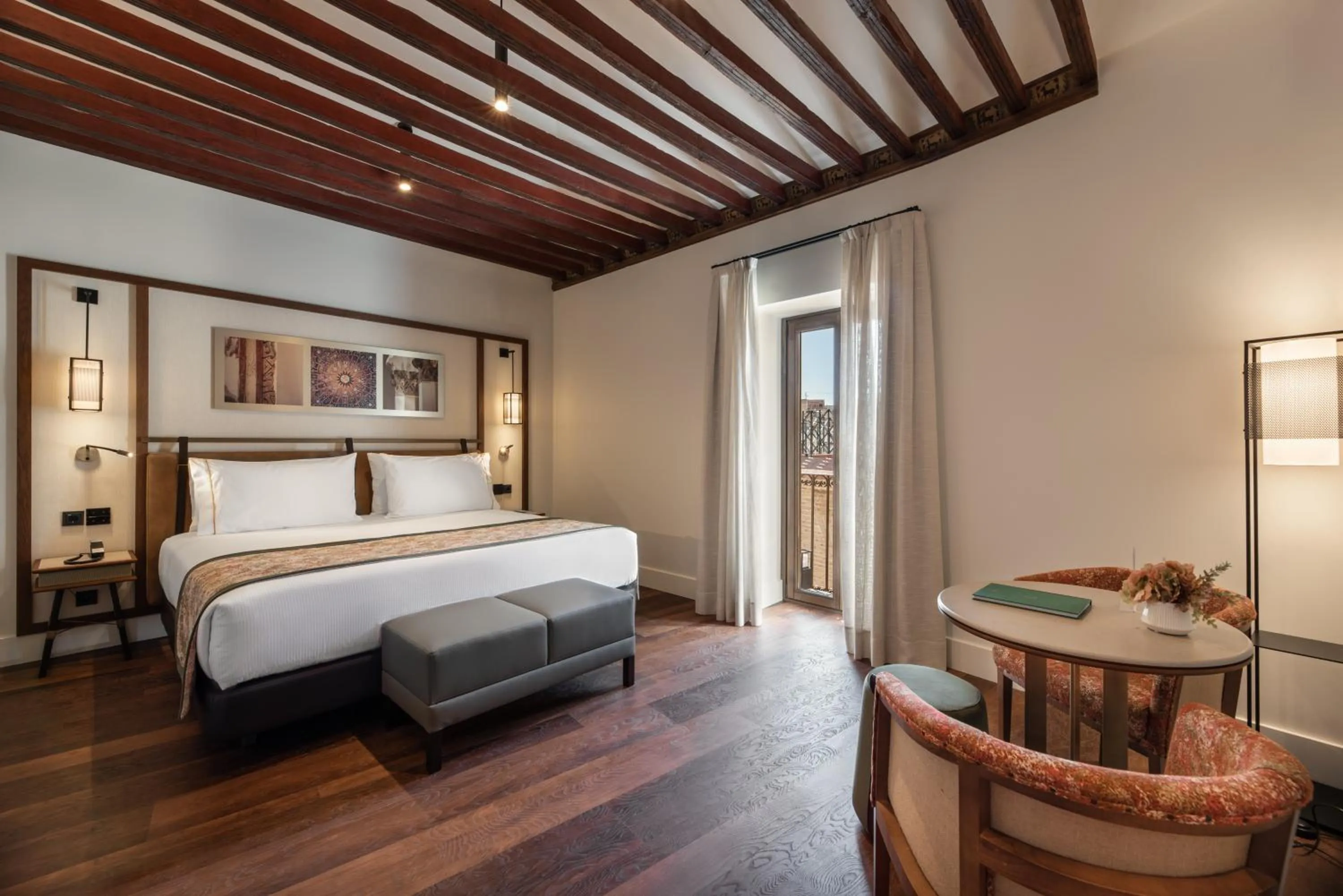 Bedroom, Bed in Áurea Toledo by Eurostars Hotel company