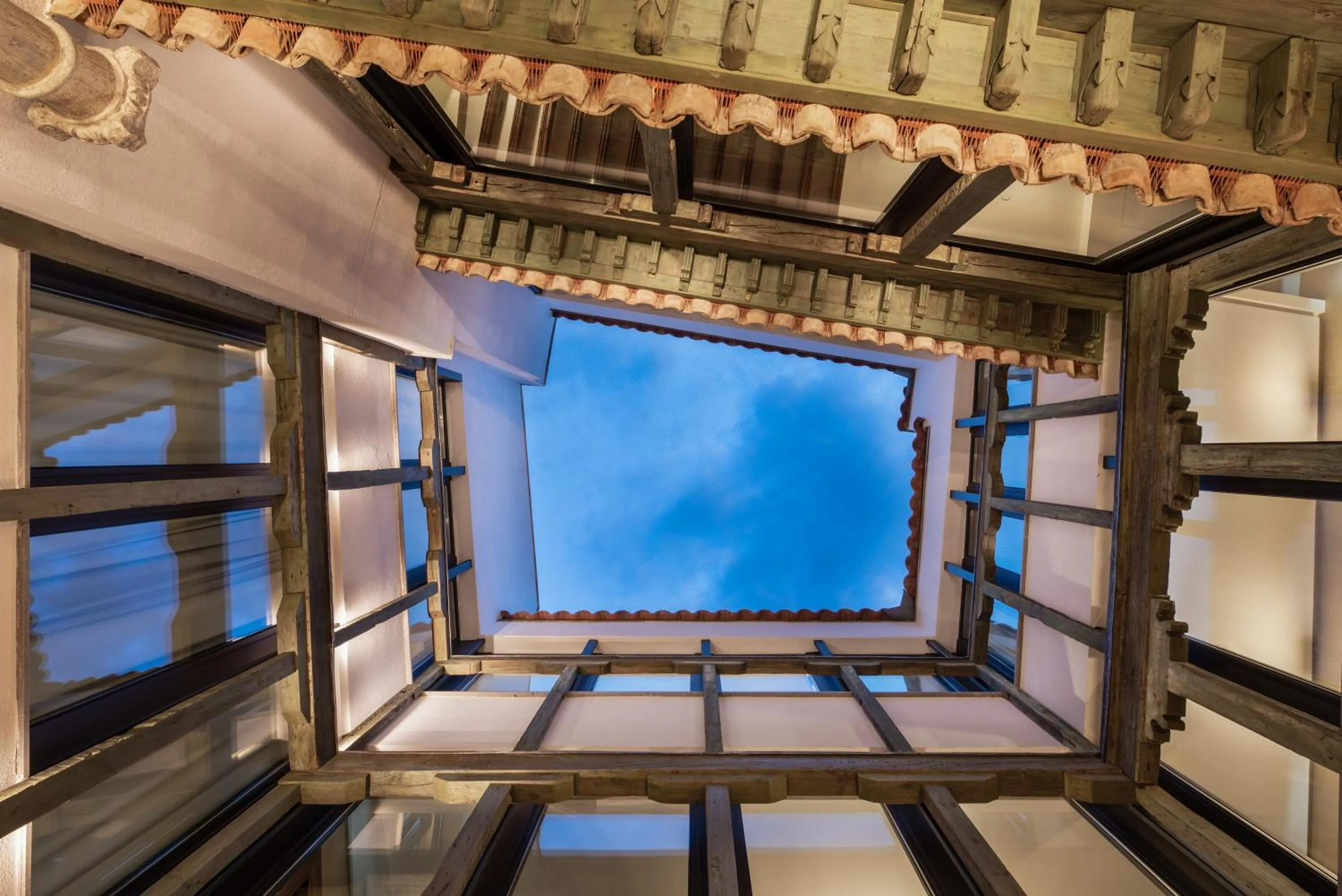 Patio in Áurea Toledo by Eurostars Hotel company