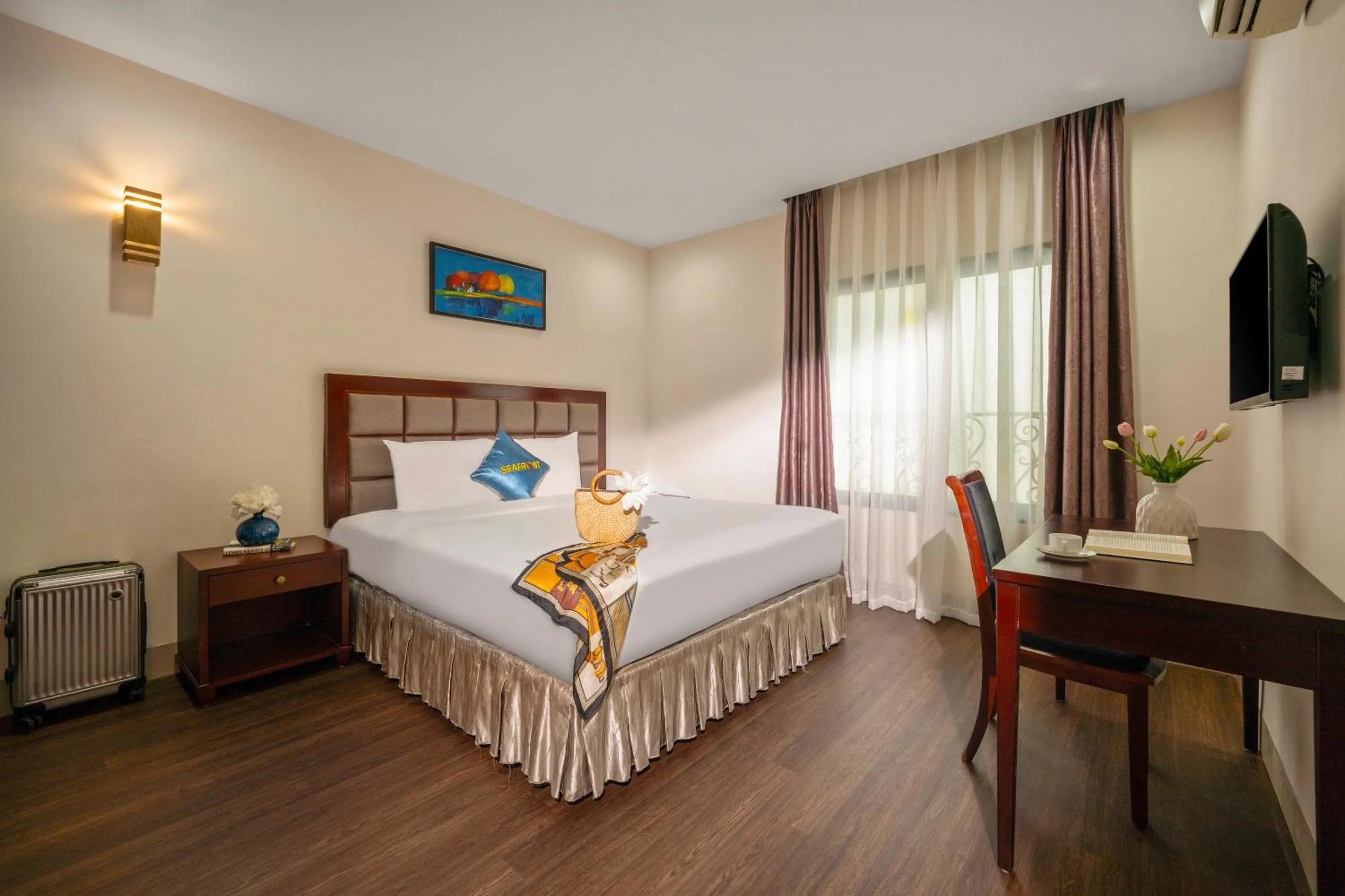 Bed in SeaFront Hotel DaNang