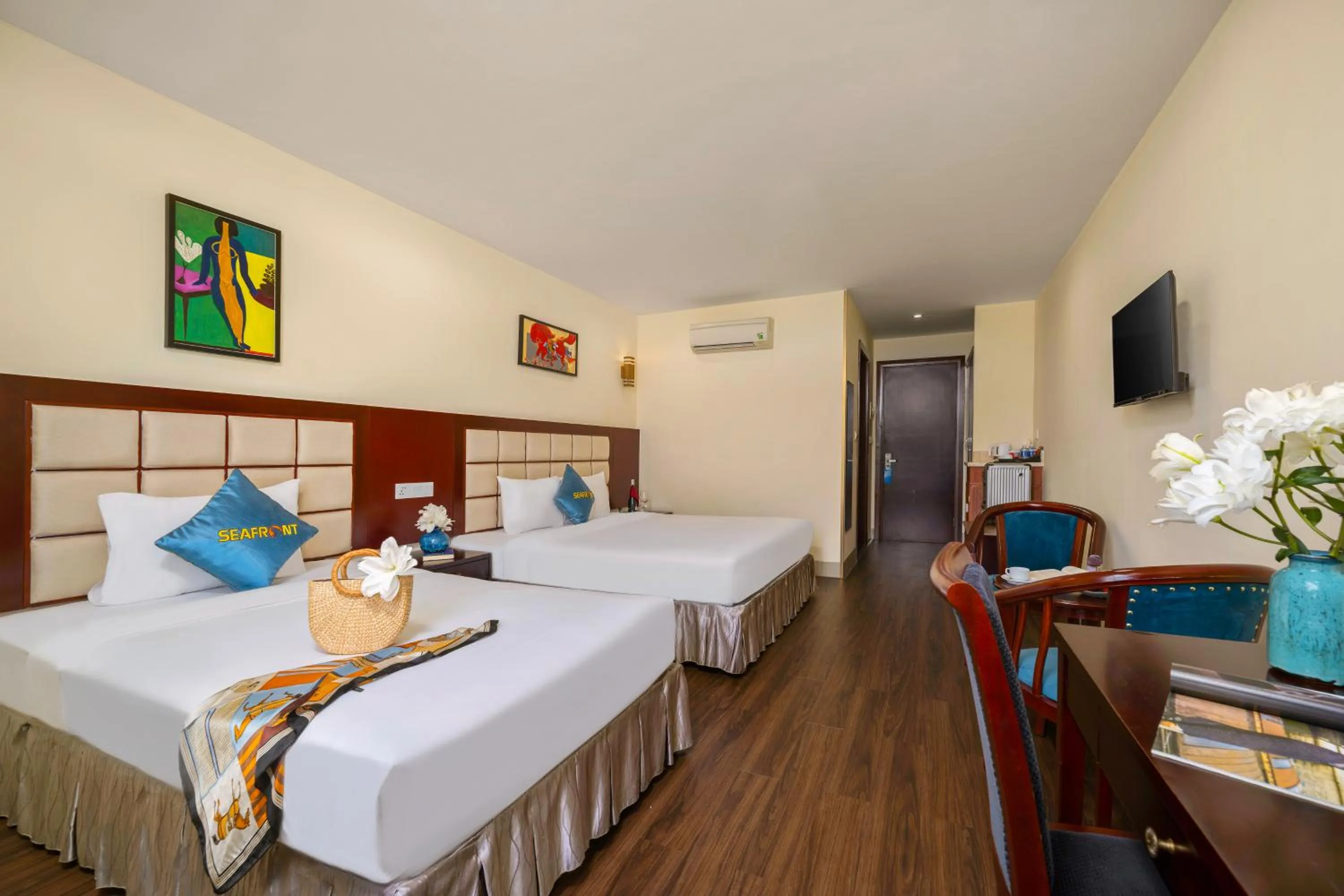 Bed in SeaFront Hotel DaNang