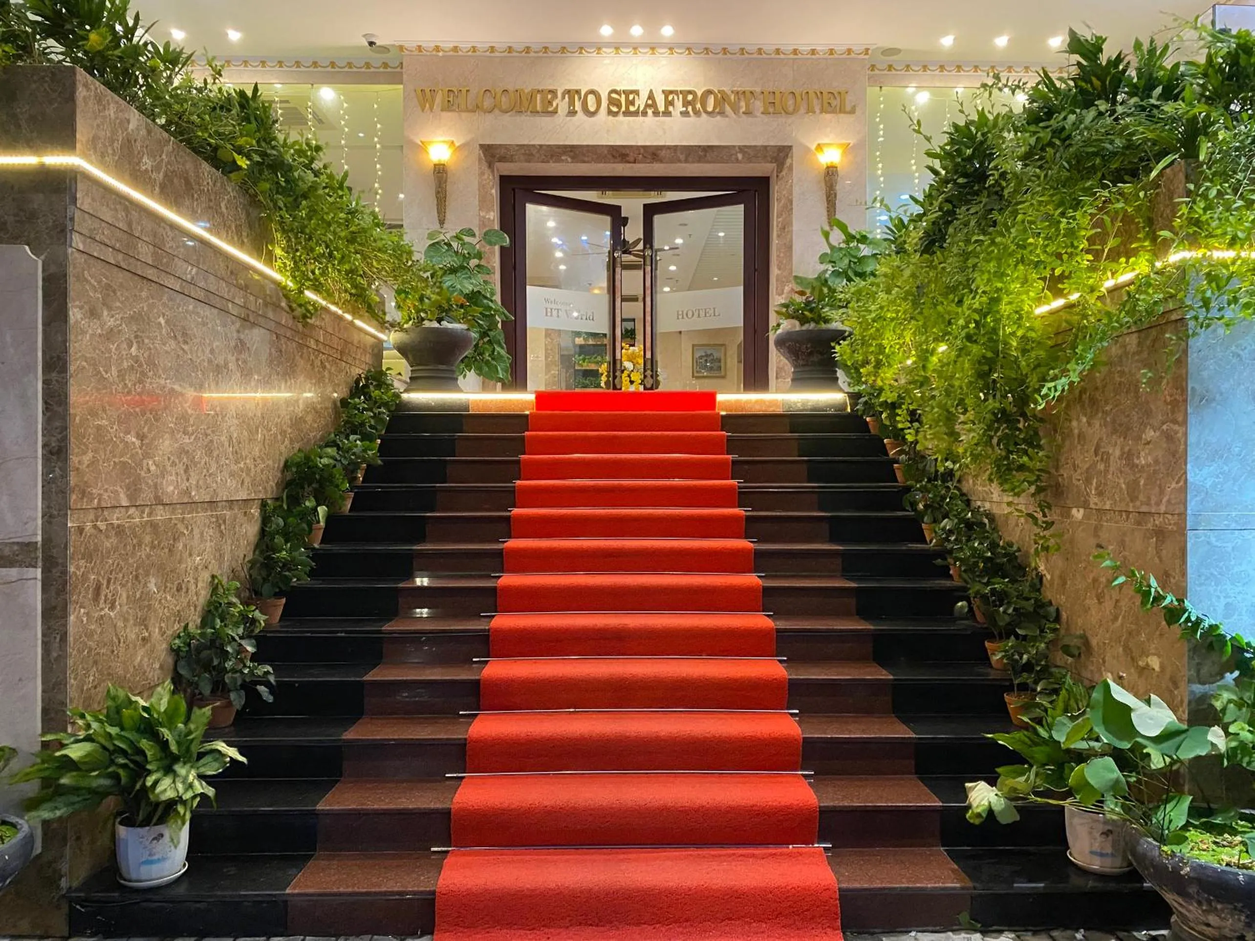 Facade/entrance in SeaFront Hotel DaNang
