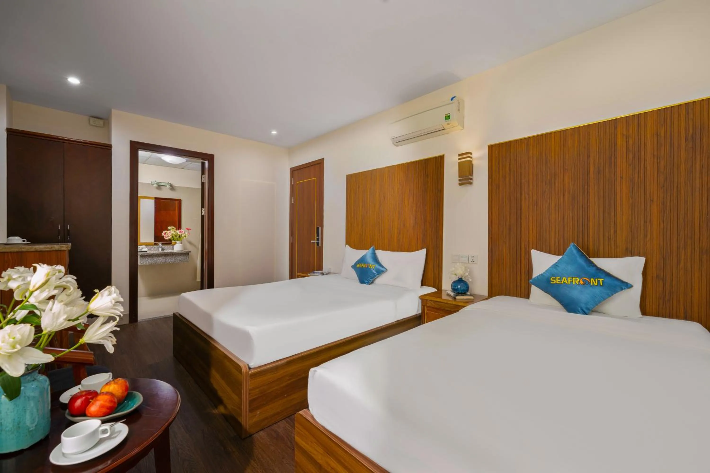 Bed in SeaFront Hotel DaNang