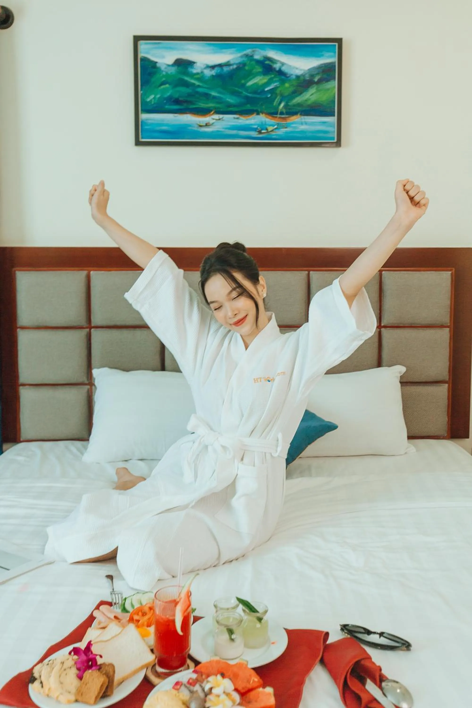 Bed in SeaFront Hotel DaNang