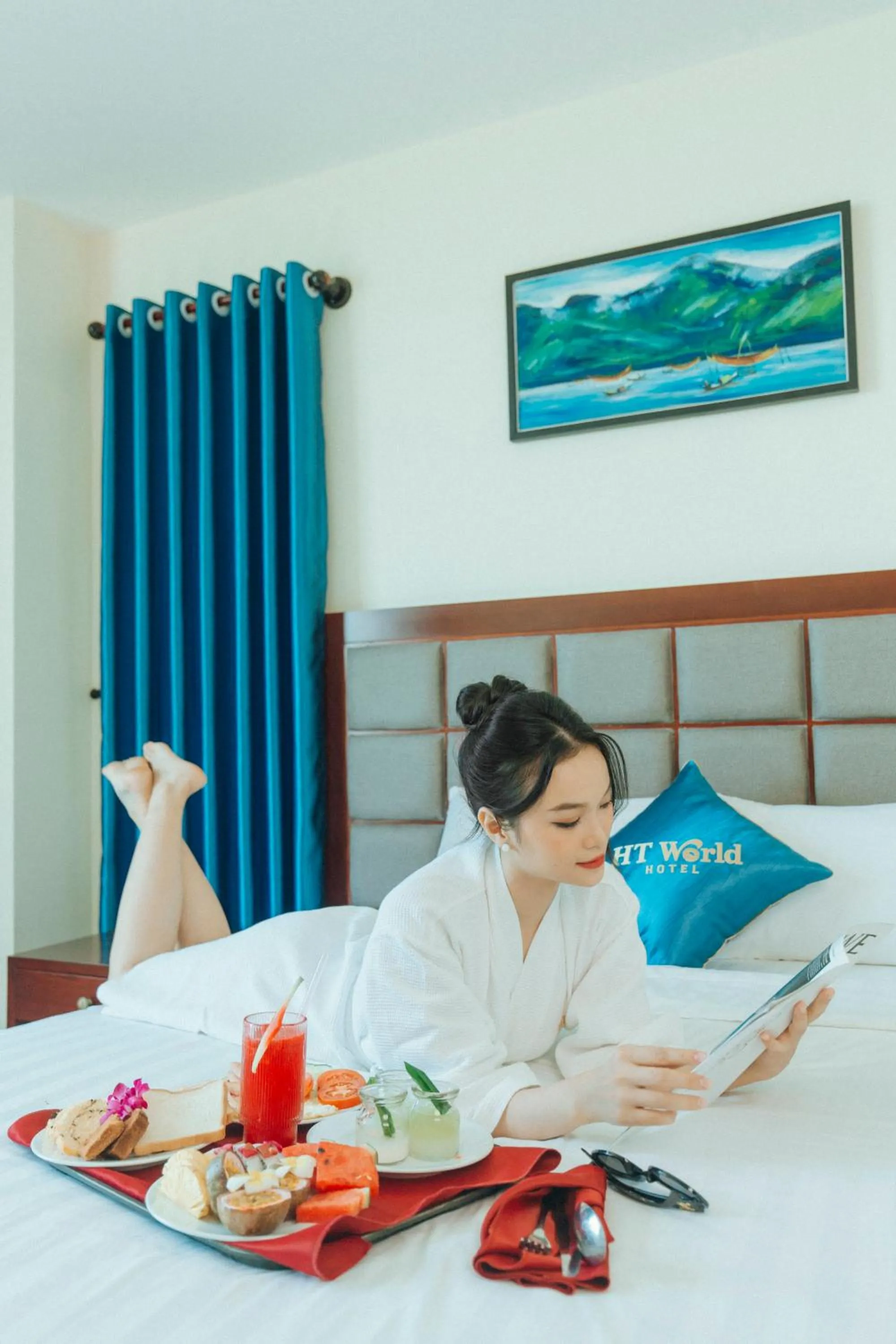 Bed in SeaFront Hotel DaNang