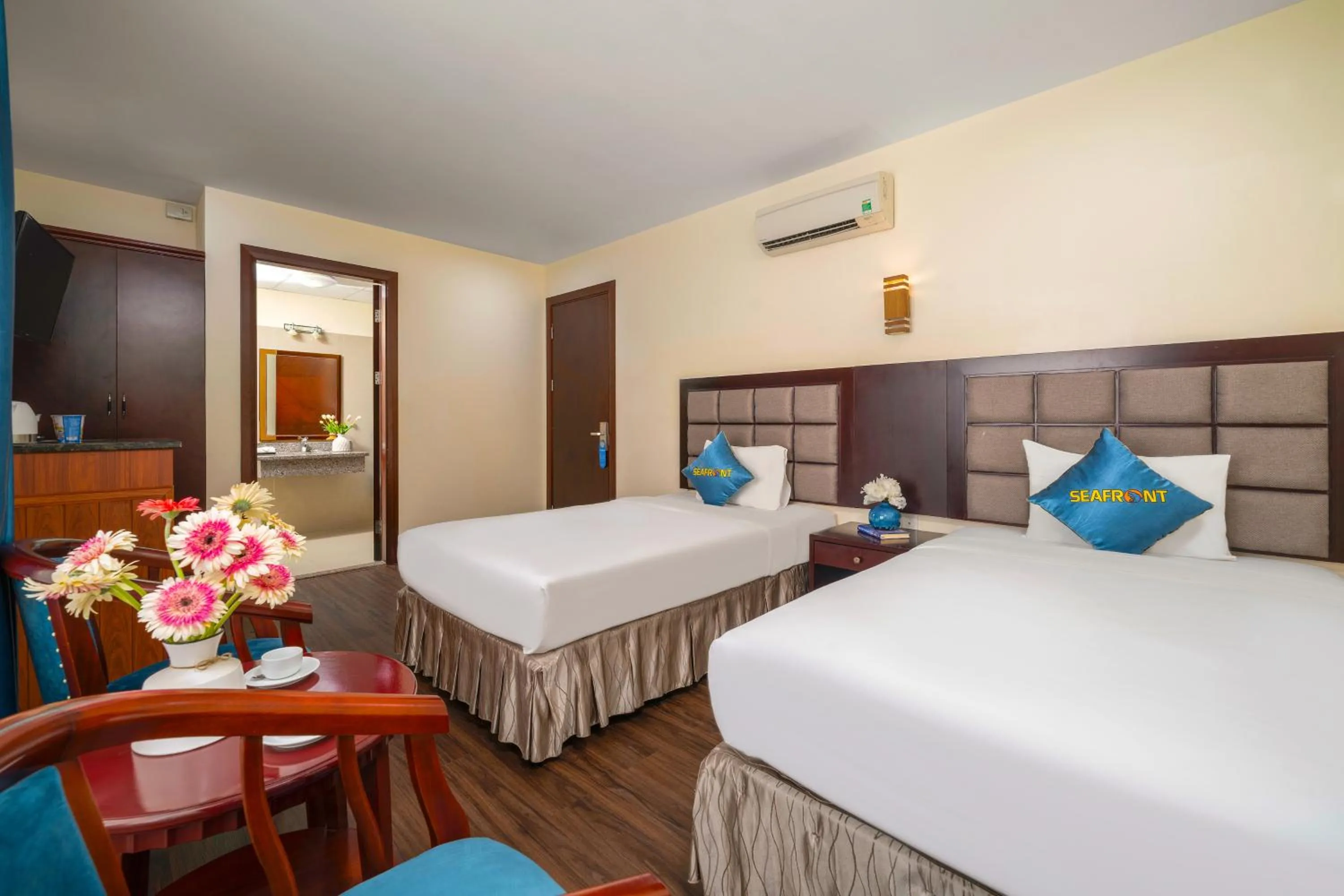 Bed in SeaFront Hotel DaNang