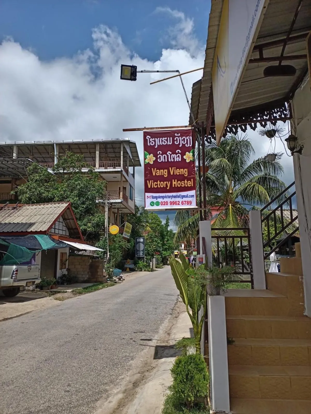 Logo/Certificate/Sign in Vang Vieng Victory Hostel