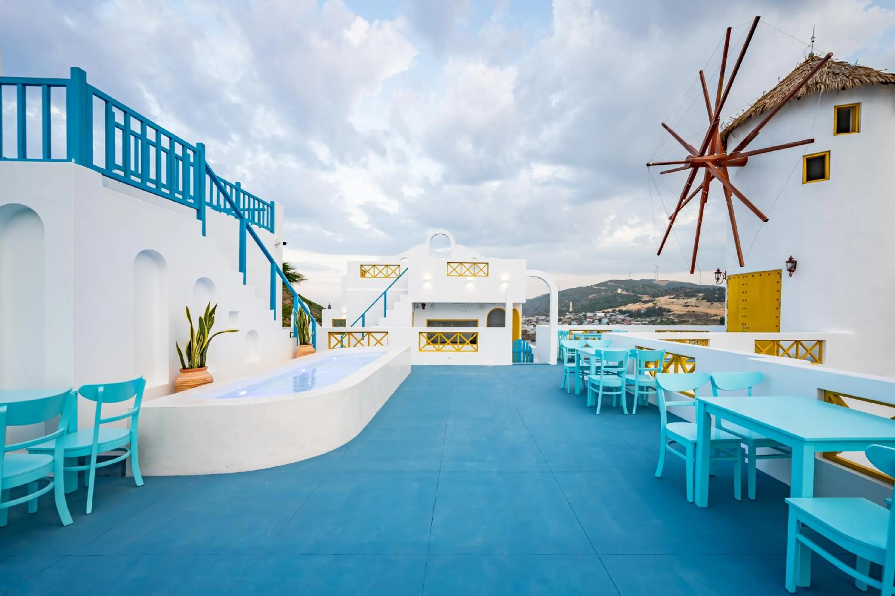 Patio in Happiness Hotel