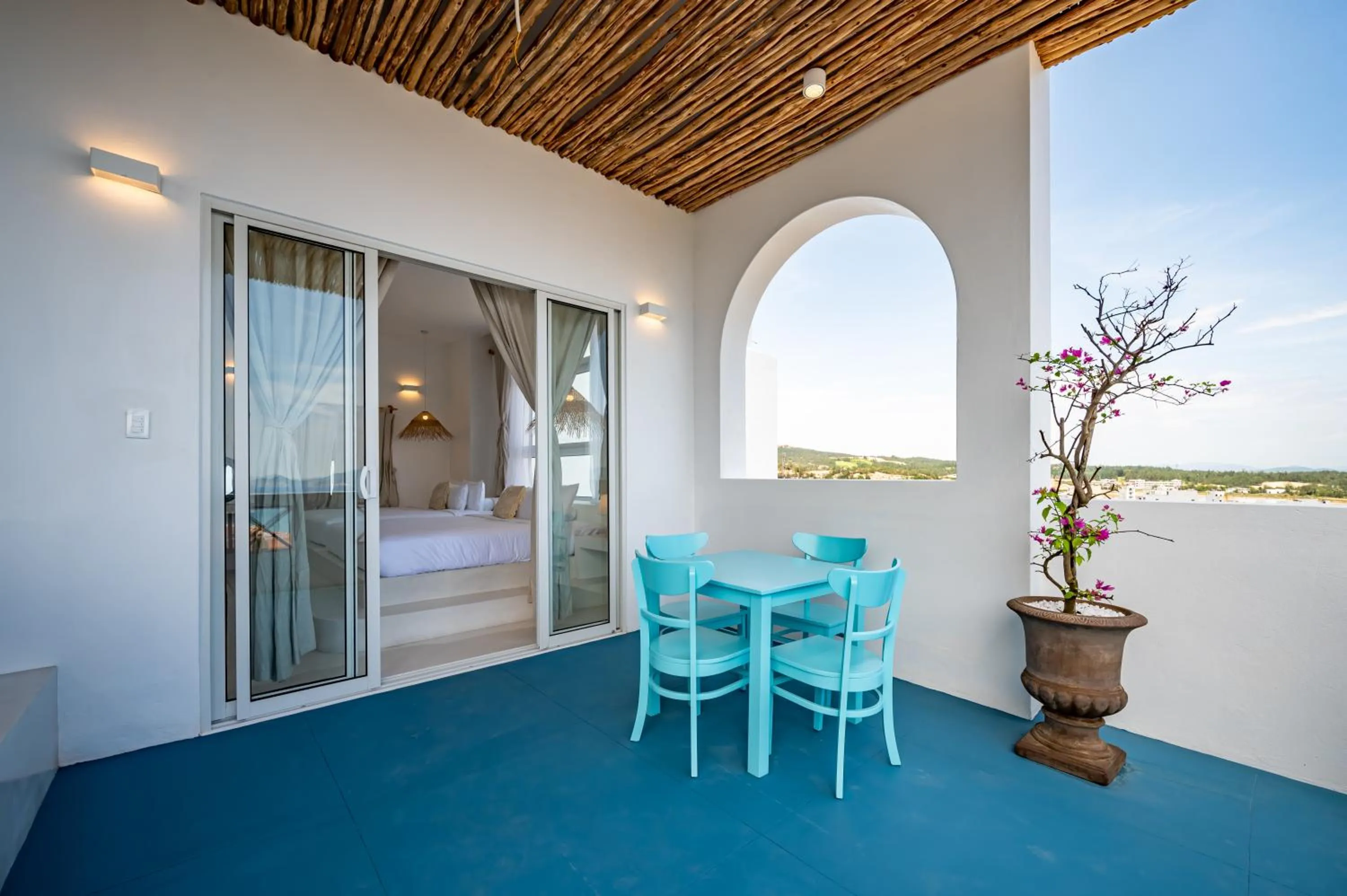 Patio in Happiness Hotel