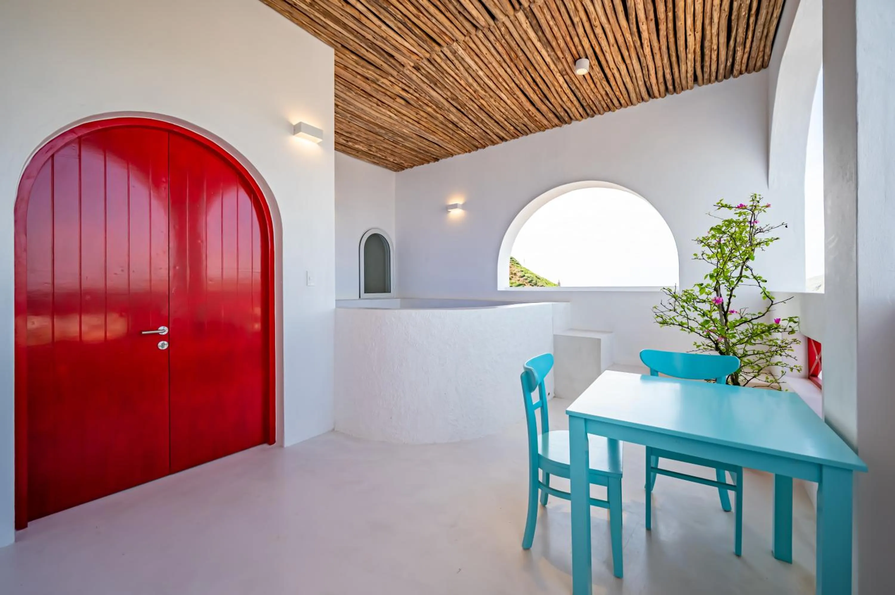 Dining area in Happiness Hotel