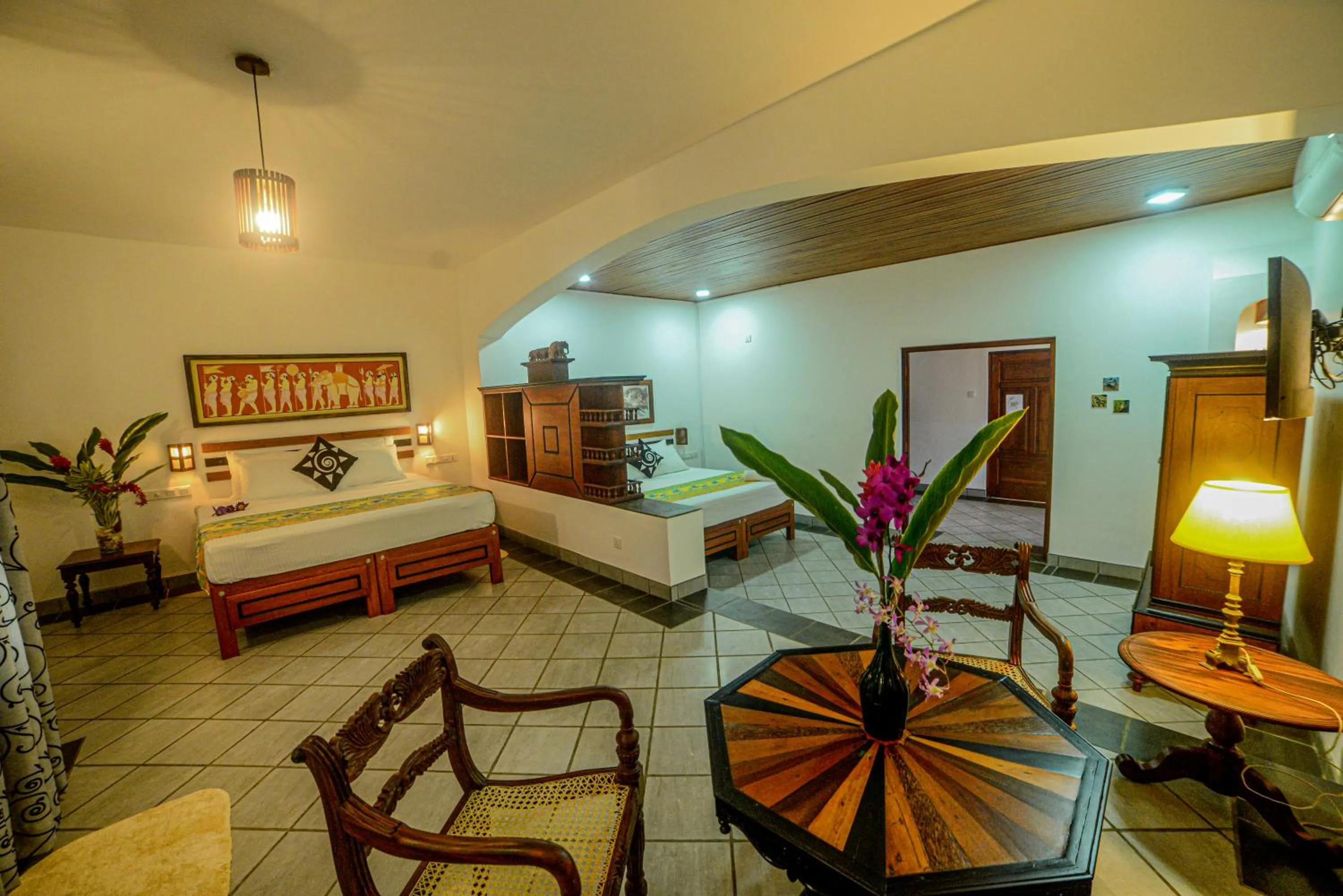 Photo of the whole room, Bed in Samudra Villa
