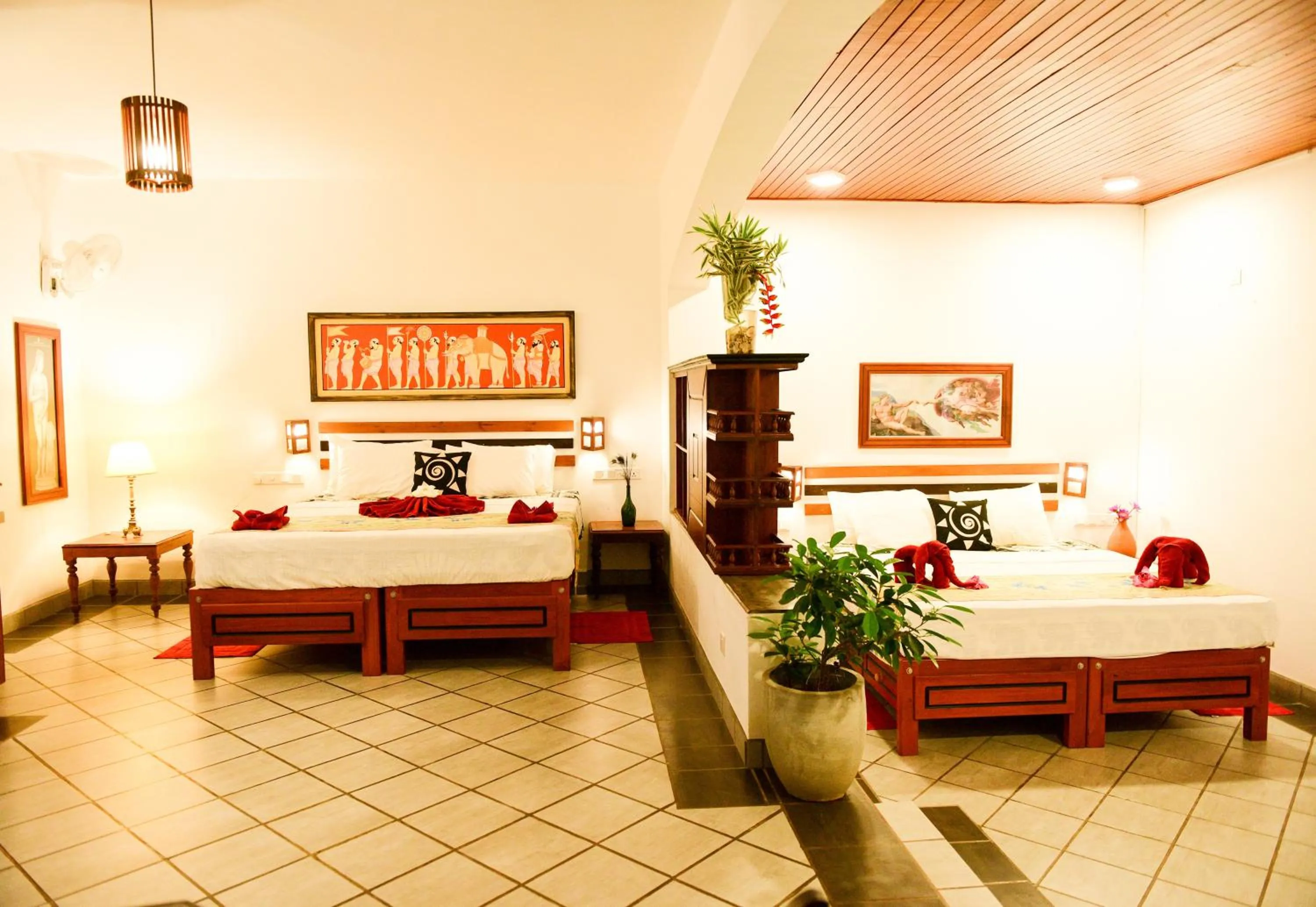 Bed in Samudra Villa