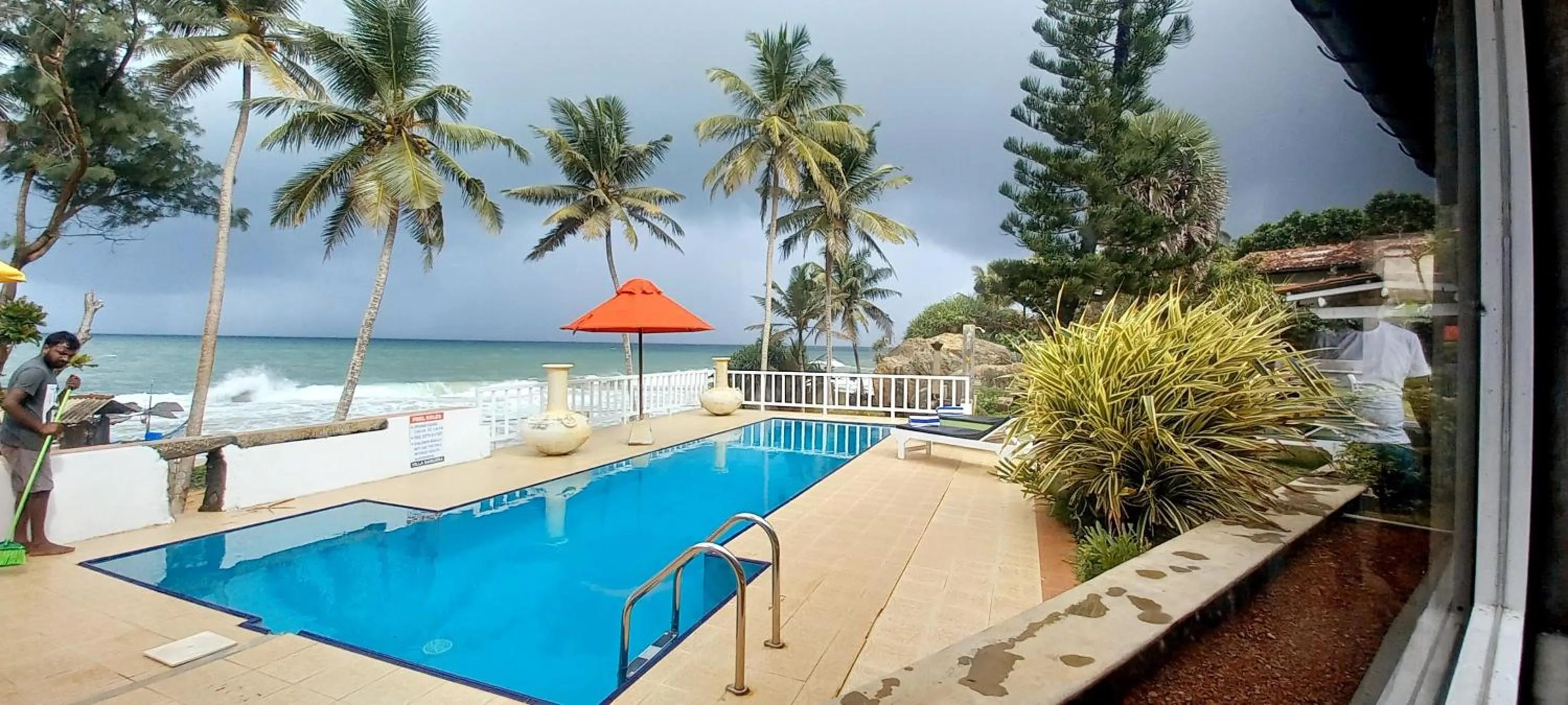sunbed in Samudra Villa
