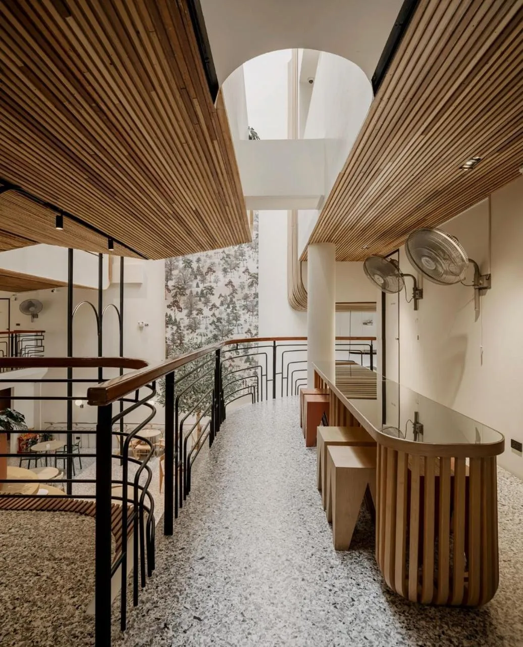 Balcony/Terrace in Double B Hostel