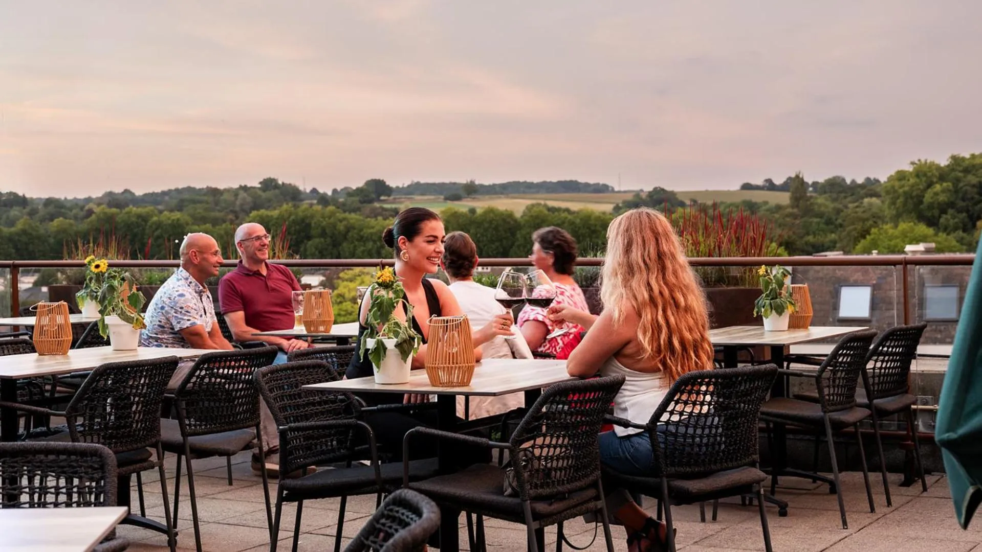 Patio in Parkhotel Valkenburg