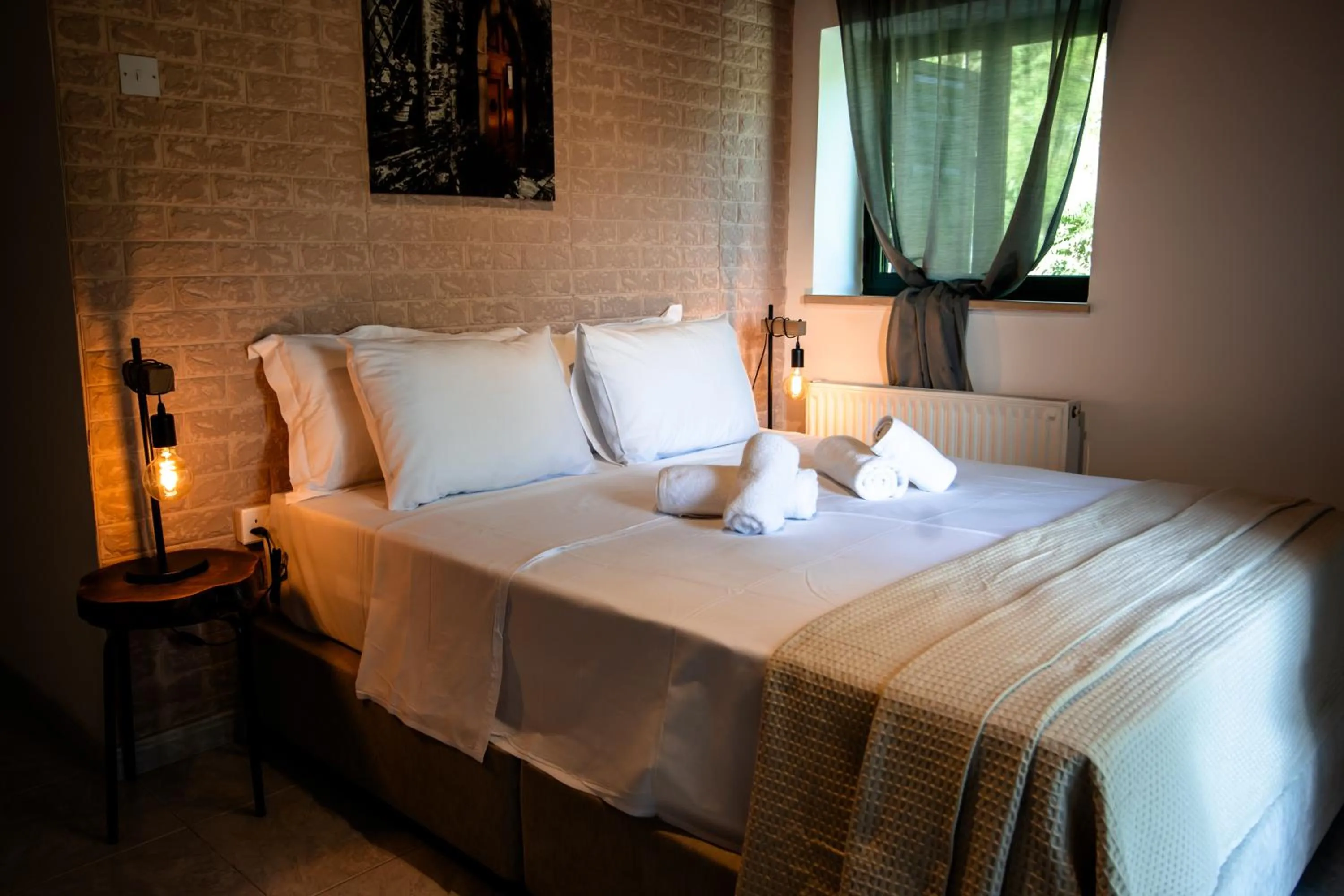 Bed in Pine View Boutique Hotel Adults Only