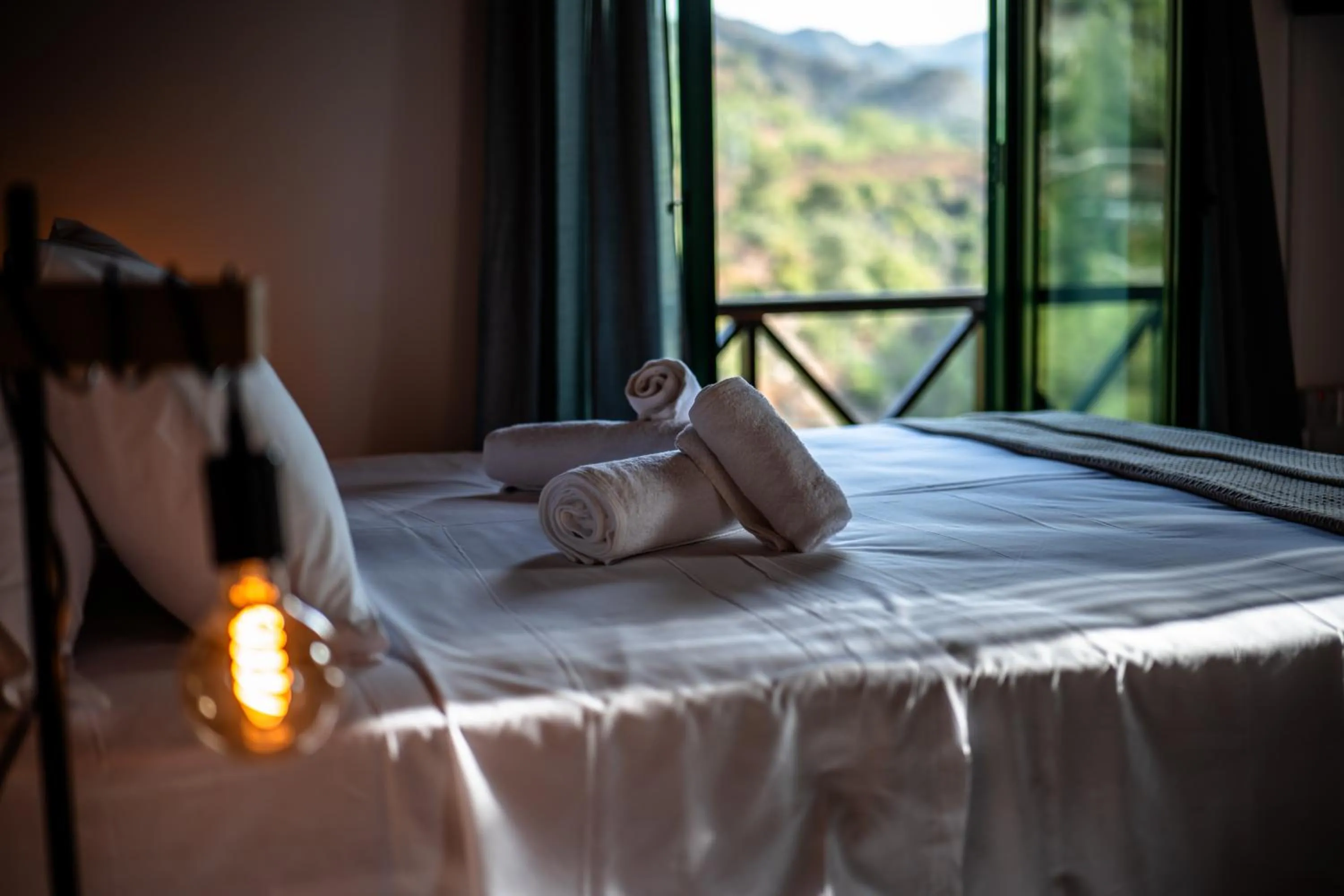 Bed in Pine View Boutique Hotel Adults Only