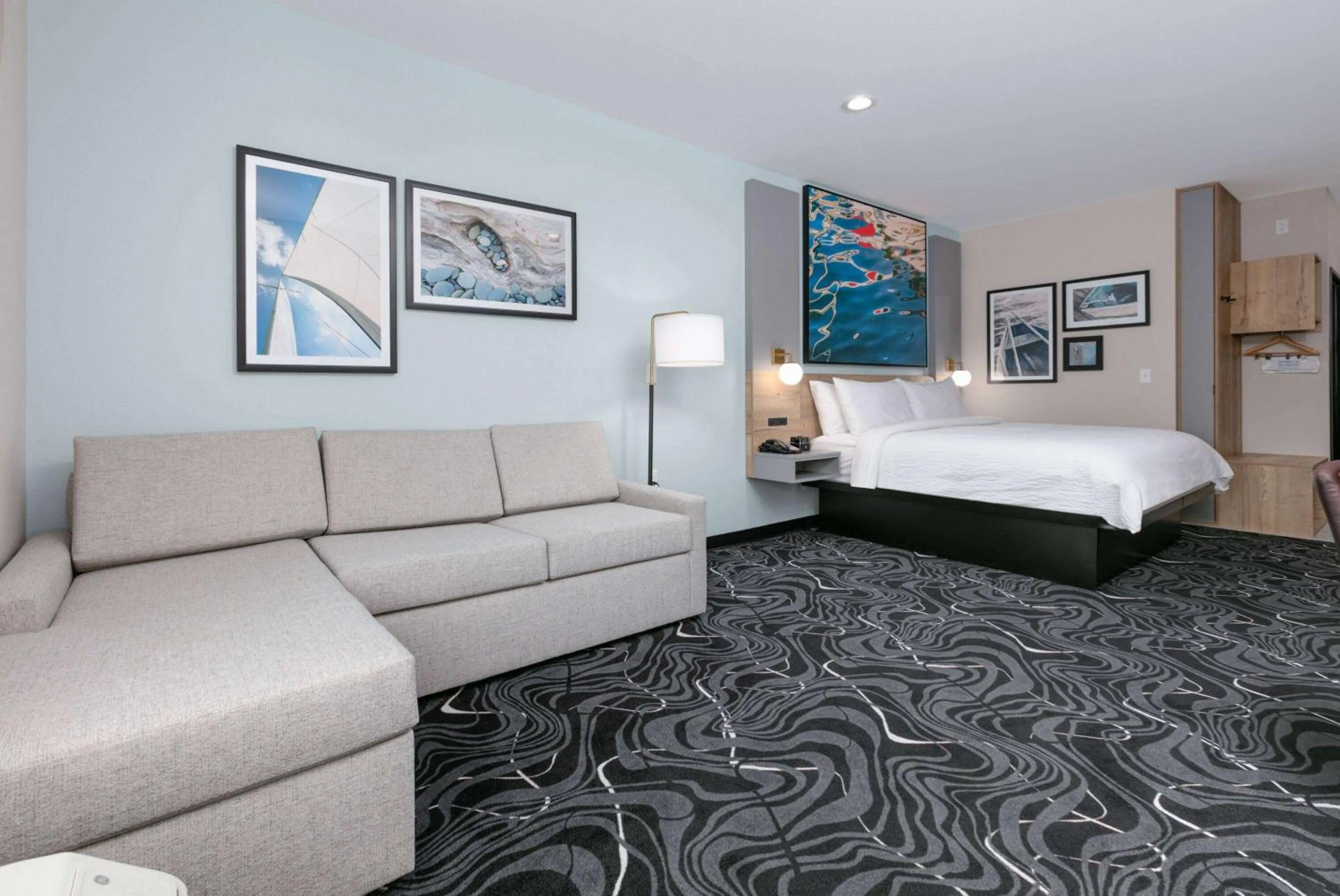 Bed in The Elm, a Ramada by Wyndham