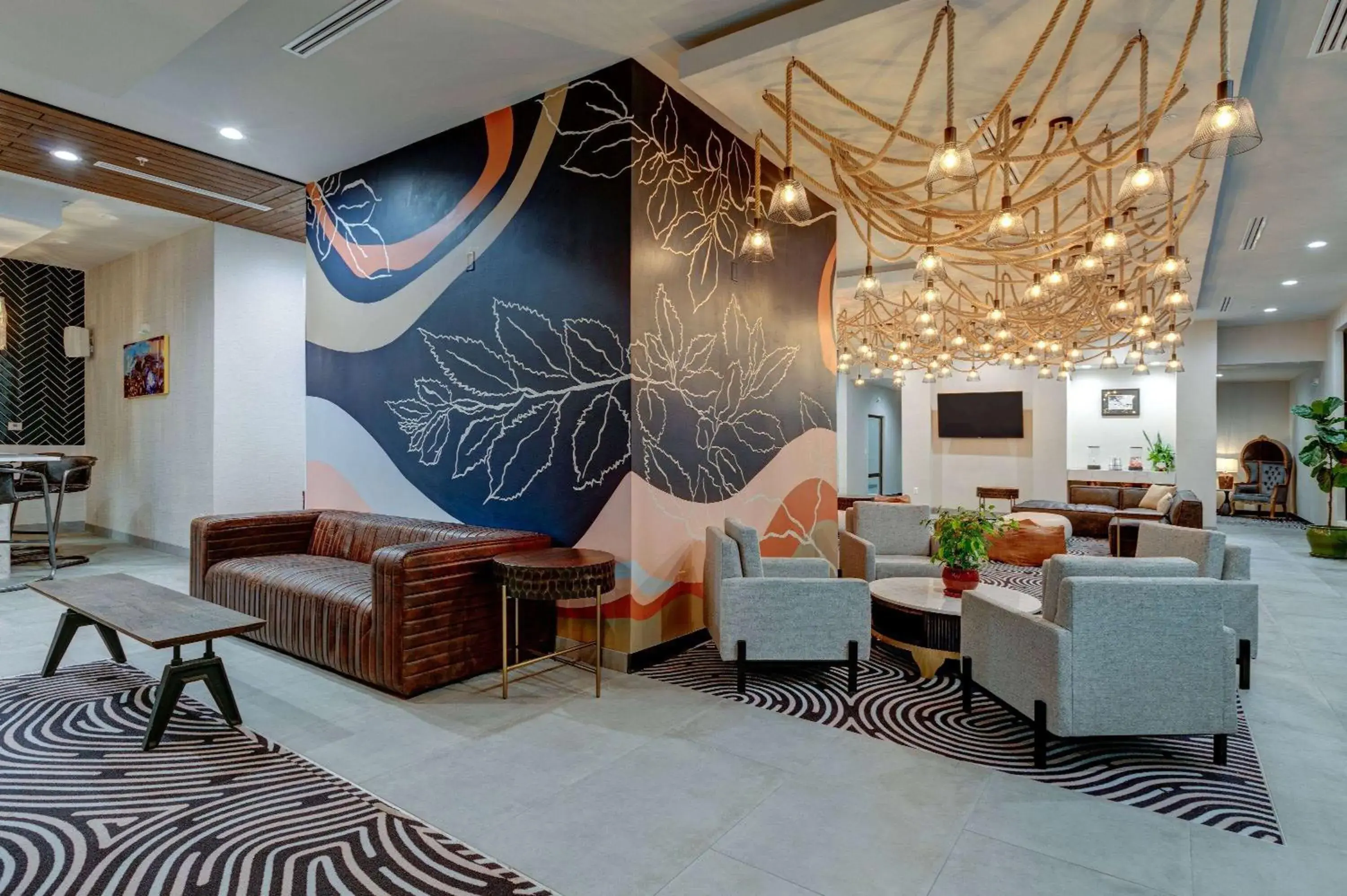 Lobby or reception in The Elm, a Ramada by Wyndham Lobby or reception in The Elm, a Ramada by Wyndham