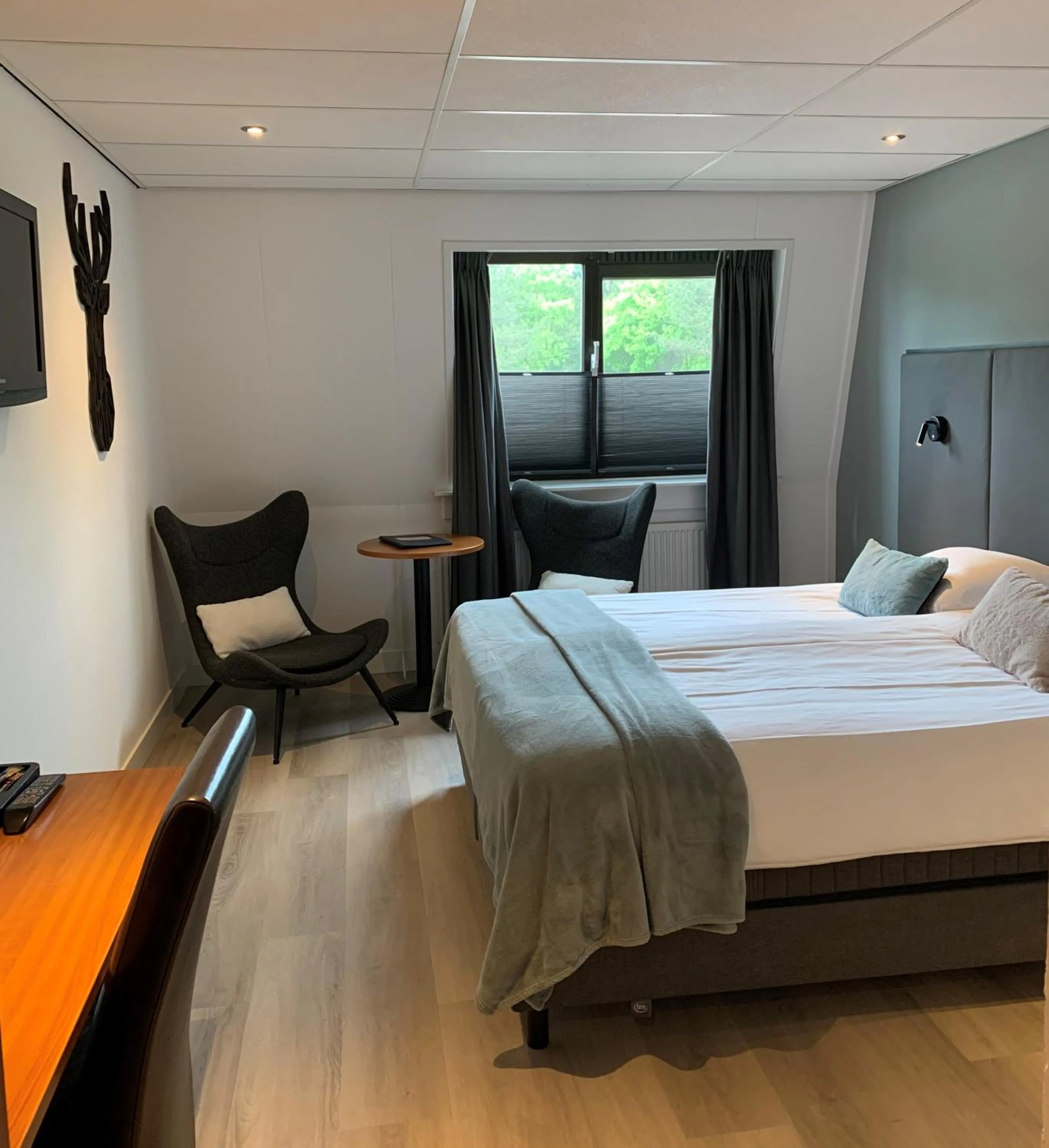 Bedroom, Bed in Hotel Wapen van Delden