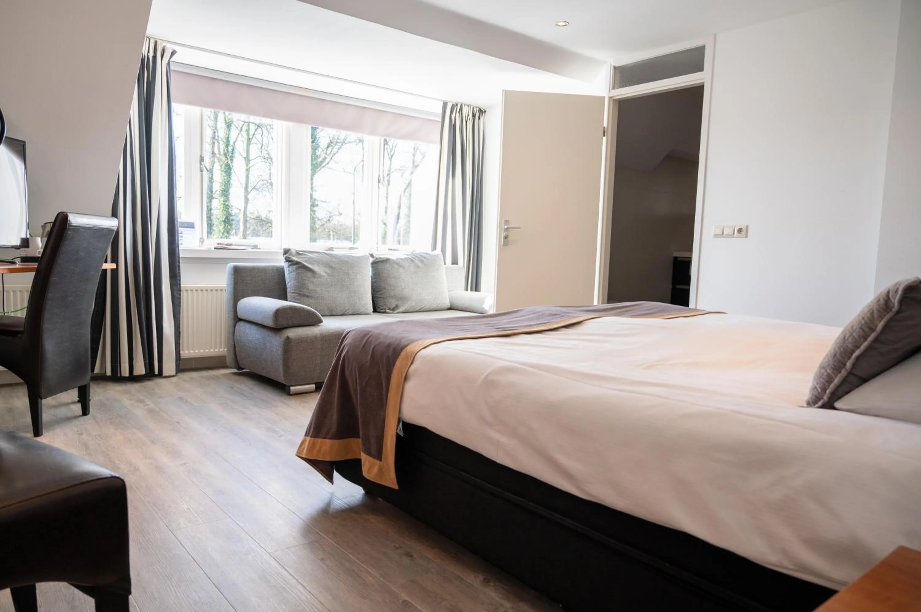 Bedroom, Bed in Hotel Wapen van Delden