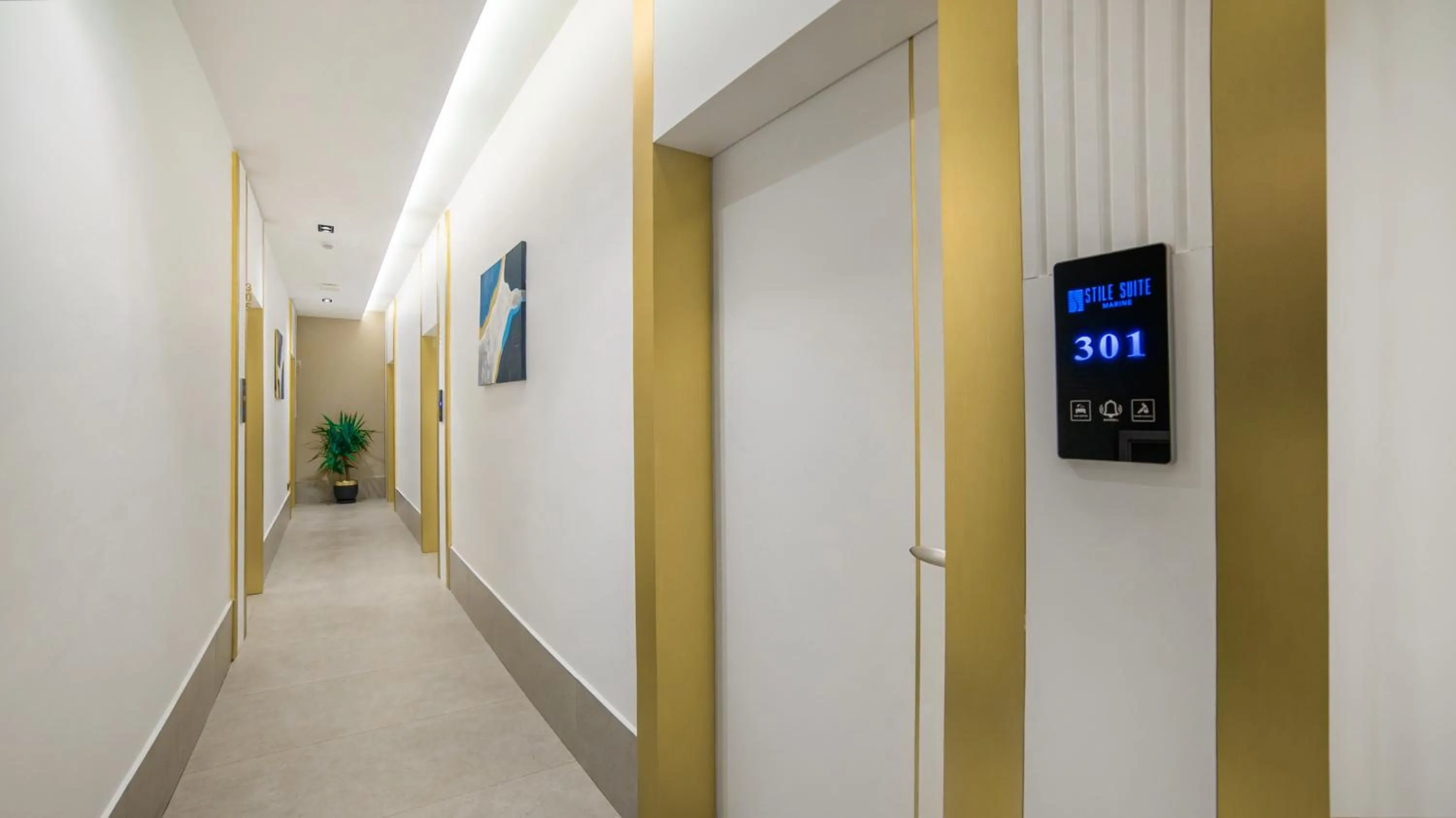 Floor plan in Stile Suite Marine Hotel