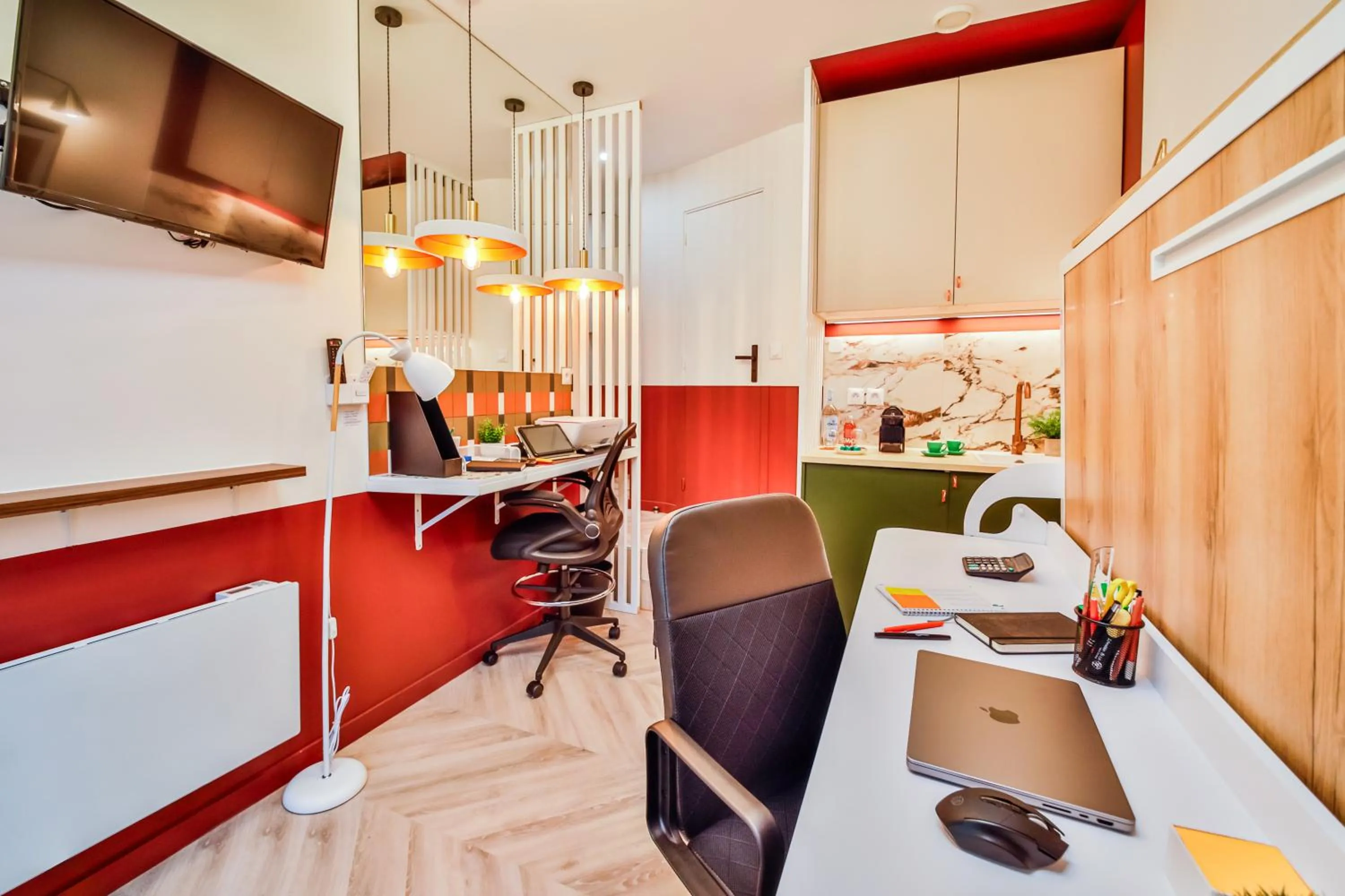 Living room in WS Molitor - Auteuil