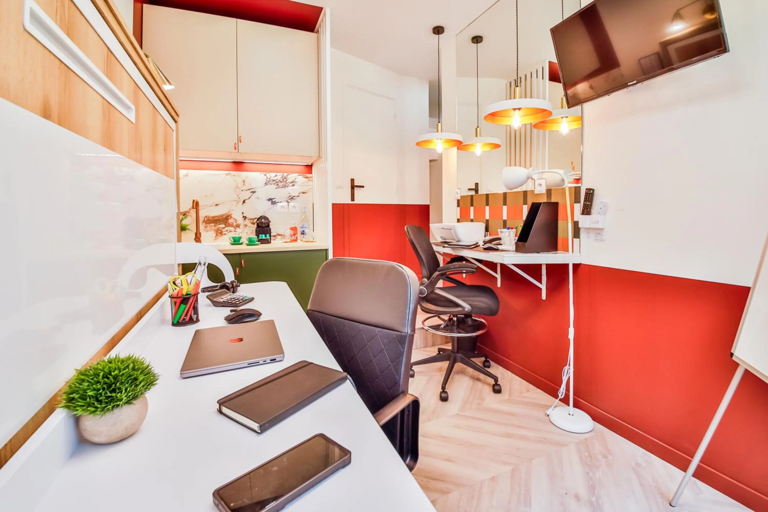 Living room in WS Molitor - Auteuil