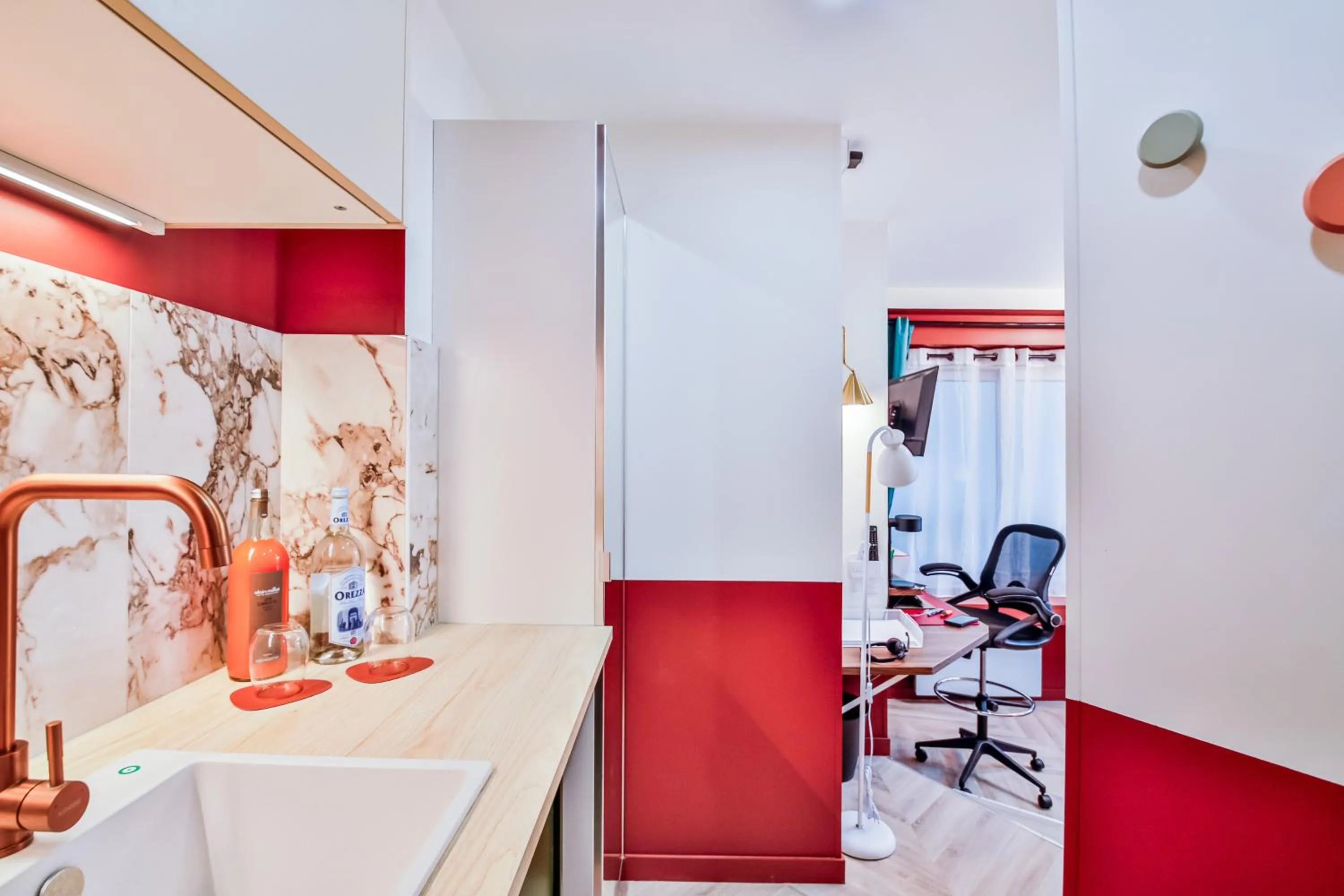 Living room in WS Molitor - Auteuil