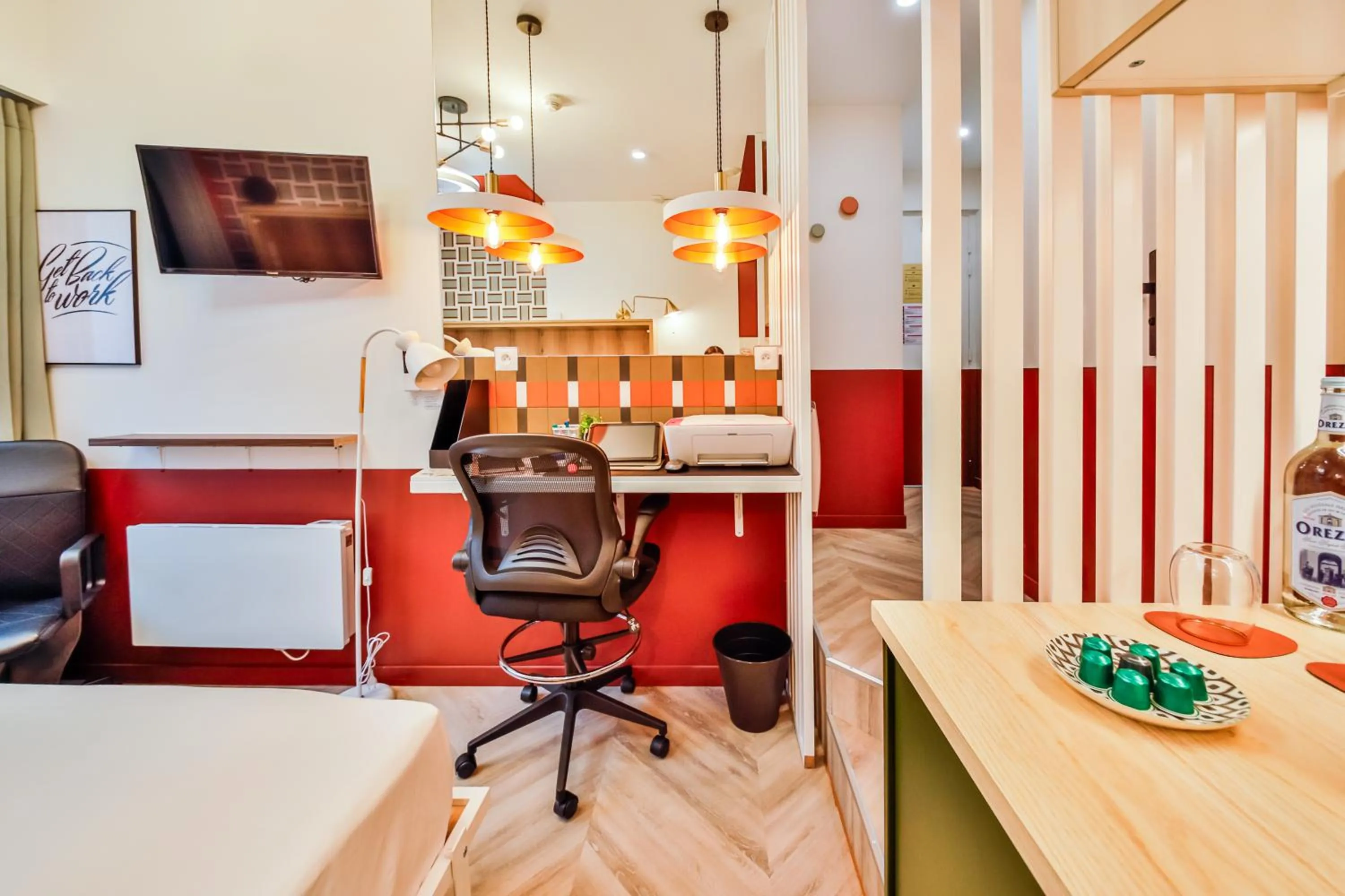 Living room in WS Molitor - Auteuil